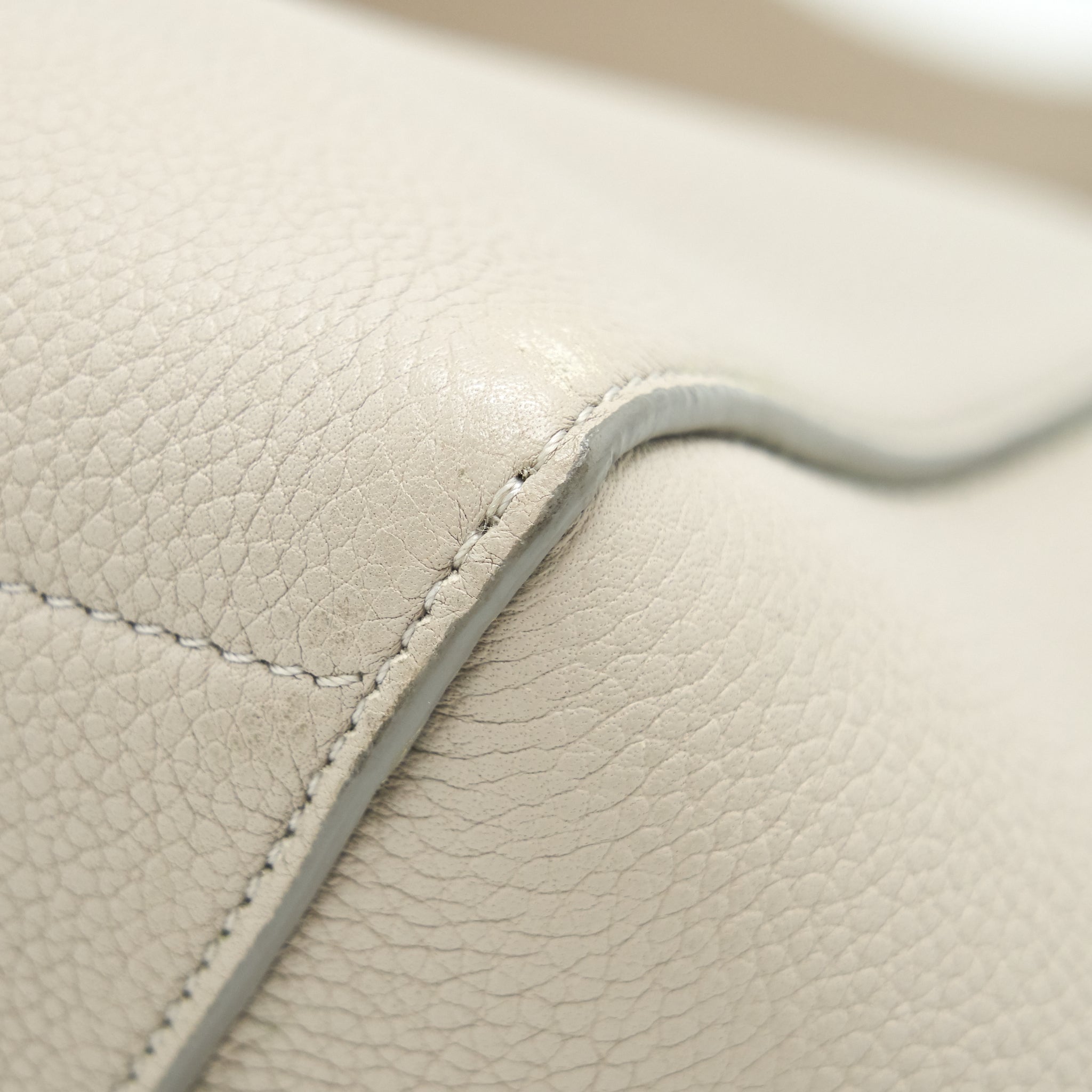CELINE SANGLE BUCKET BAG GRAINED CALFSKIN CLAY GHW