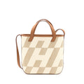 HERMES CABAS H EN BIAIS 27 BAG ECRE-NATUREL/GOLD