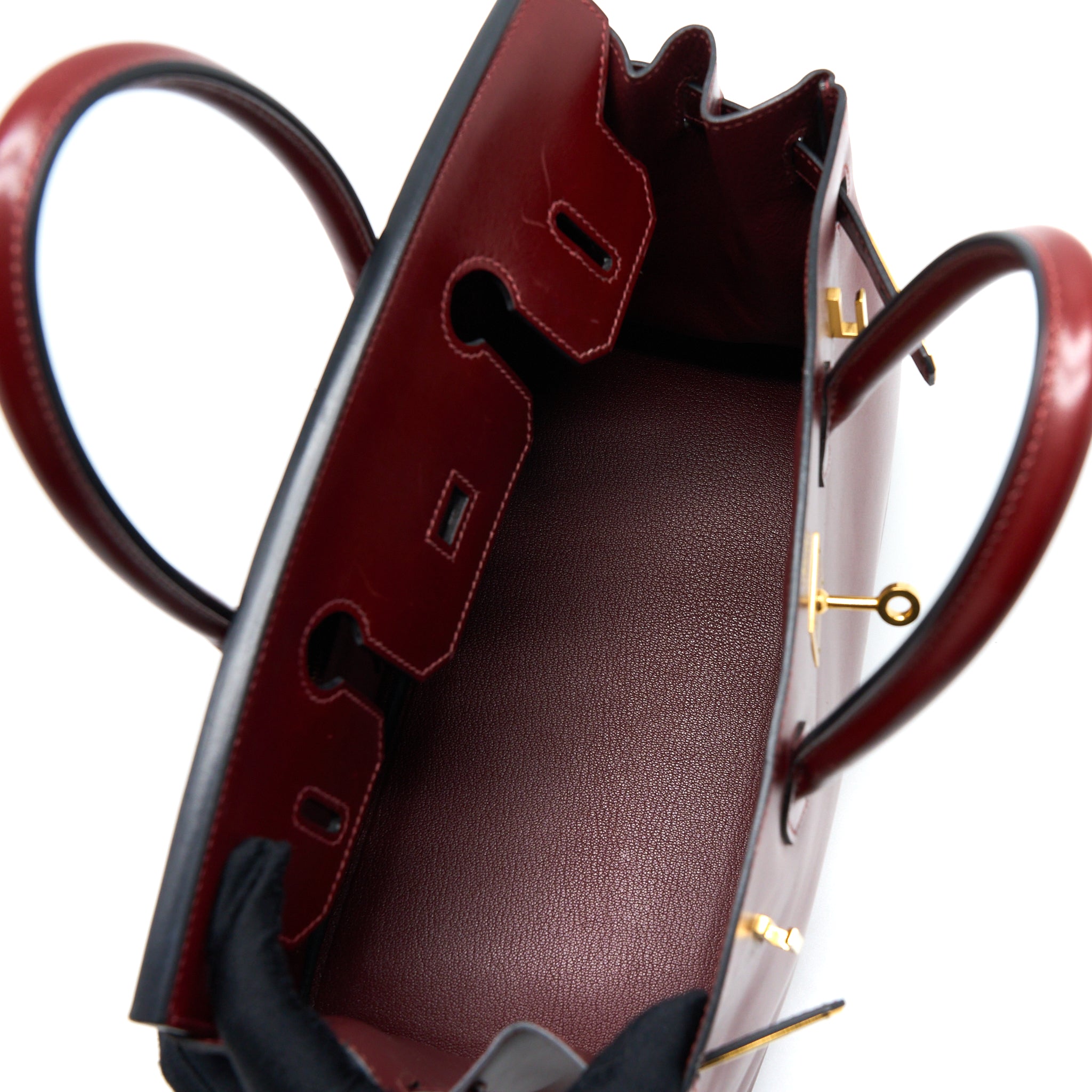 HERMES BIRKIN 30 BOX ROUGE H GHW