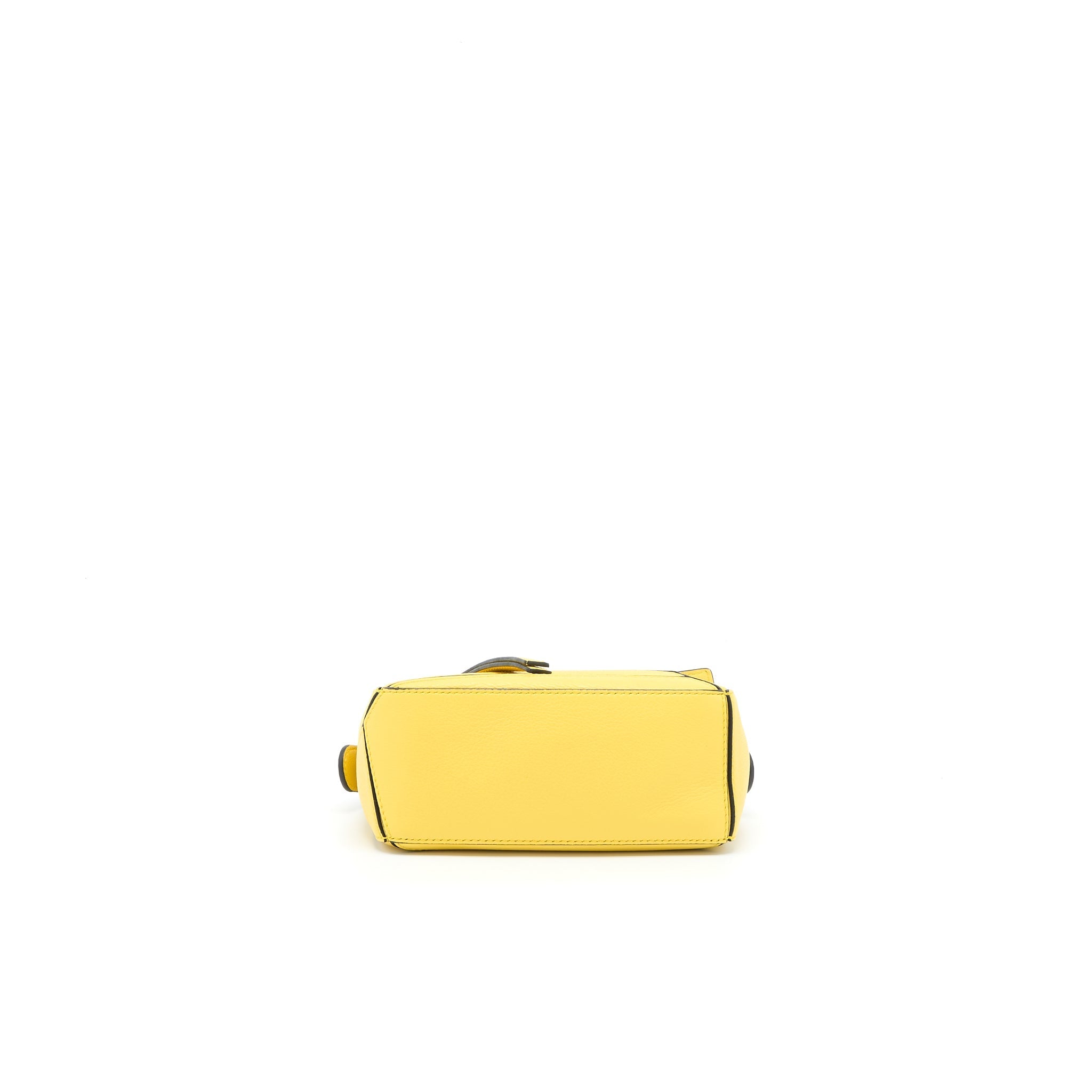 LOEWE MINI PUZZLE BAG CALFSKIN YELLOW SHW