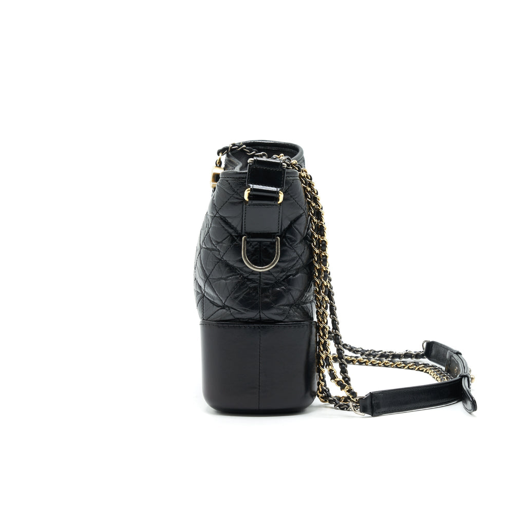 CHANEL LARGE GABRIELLE HOBO BAG BLACK