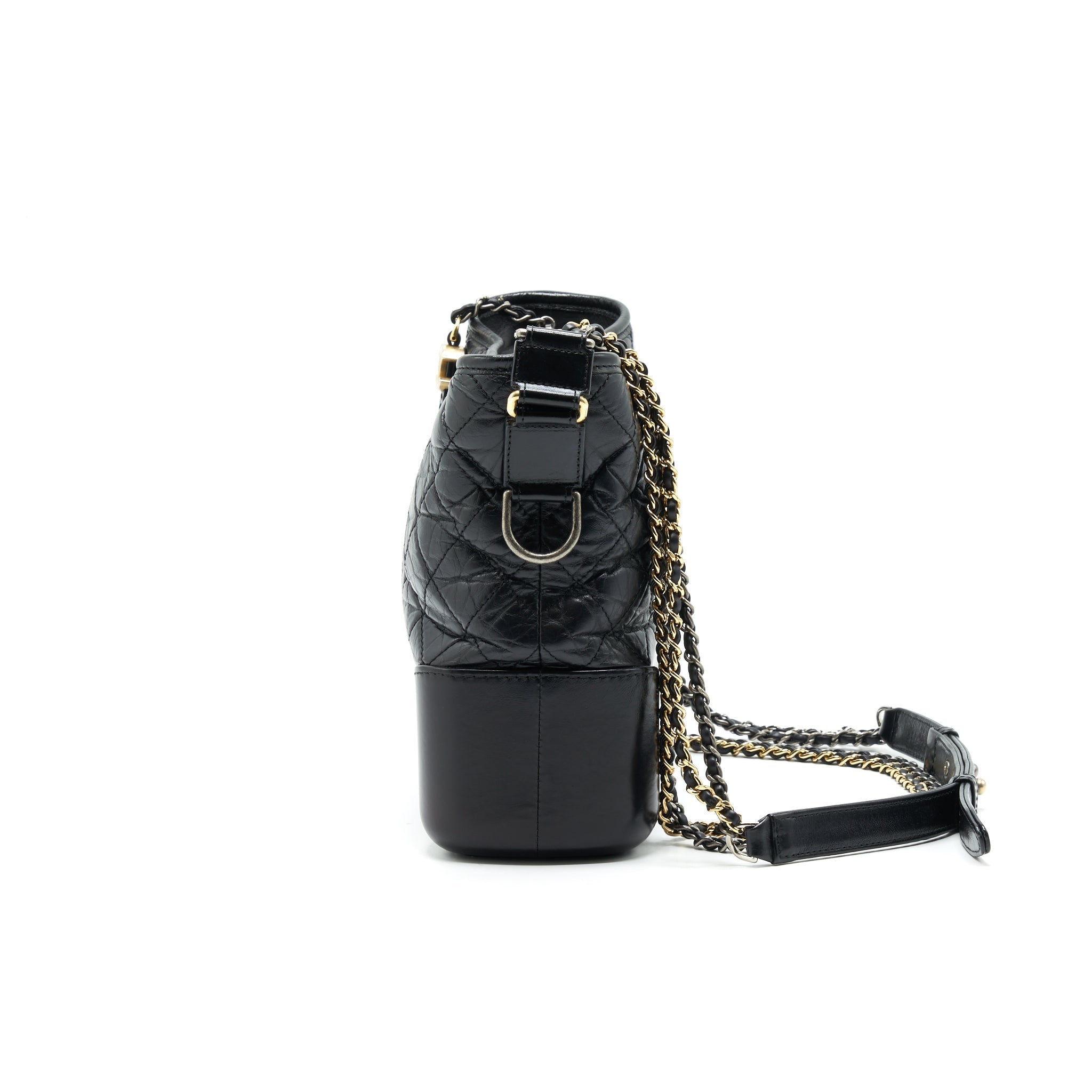 CHANEL LARGE GABRIELLE HOBO BAG BLACK