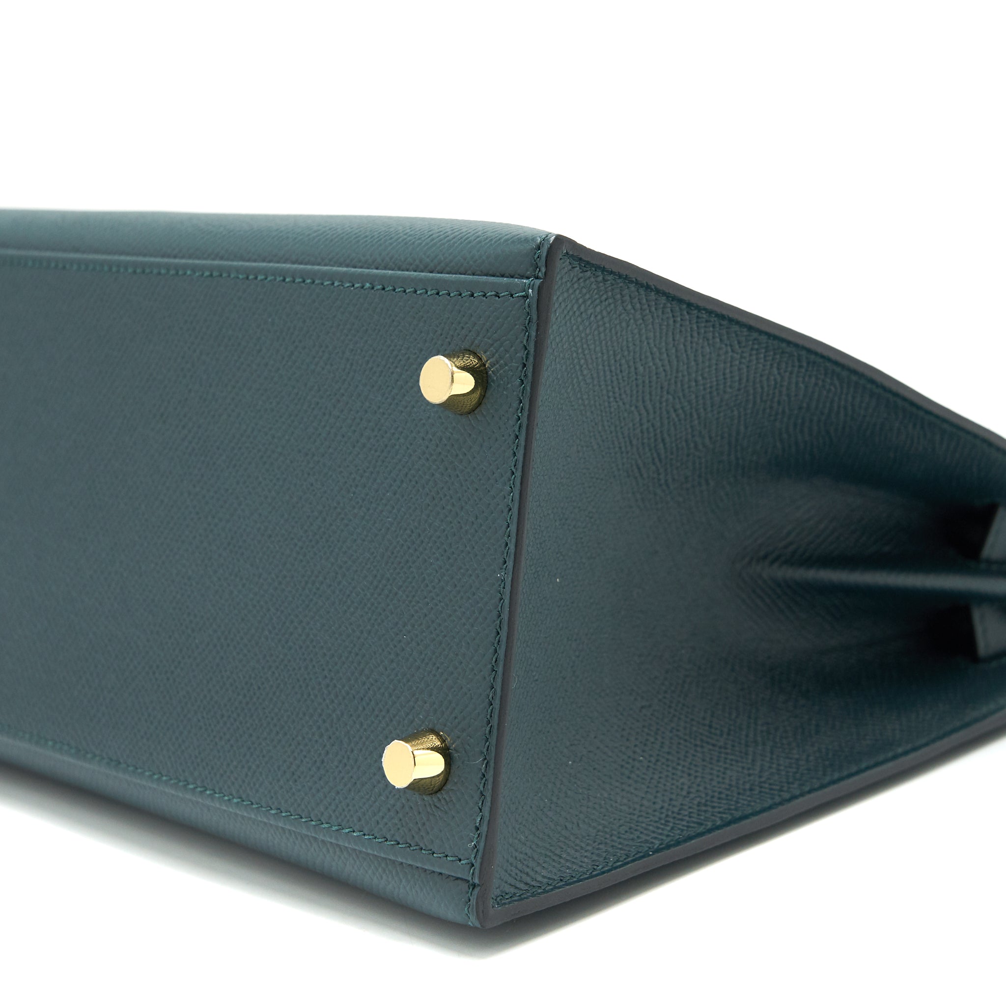 HERMES KELLY 28 SELLIER 6O VERT CYPRES GHW