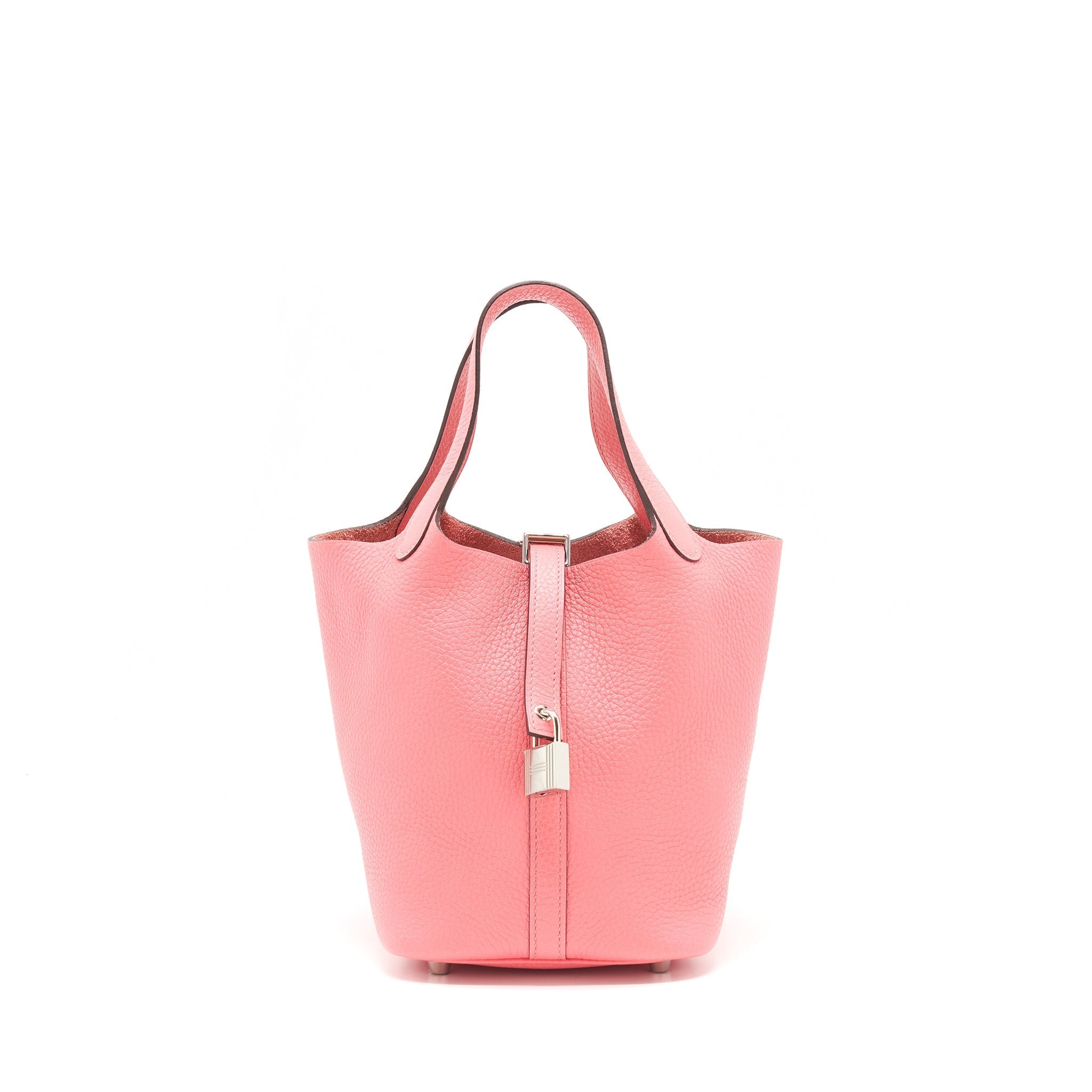 HERMES PICOTIN 18 LOCK BAG ROSE AZALEE SHW