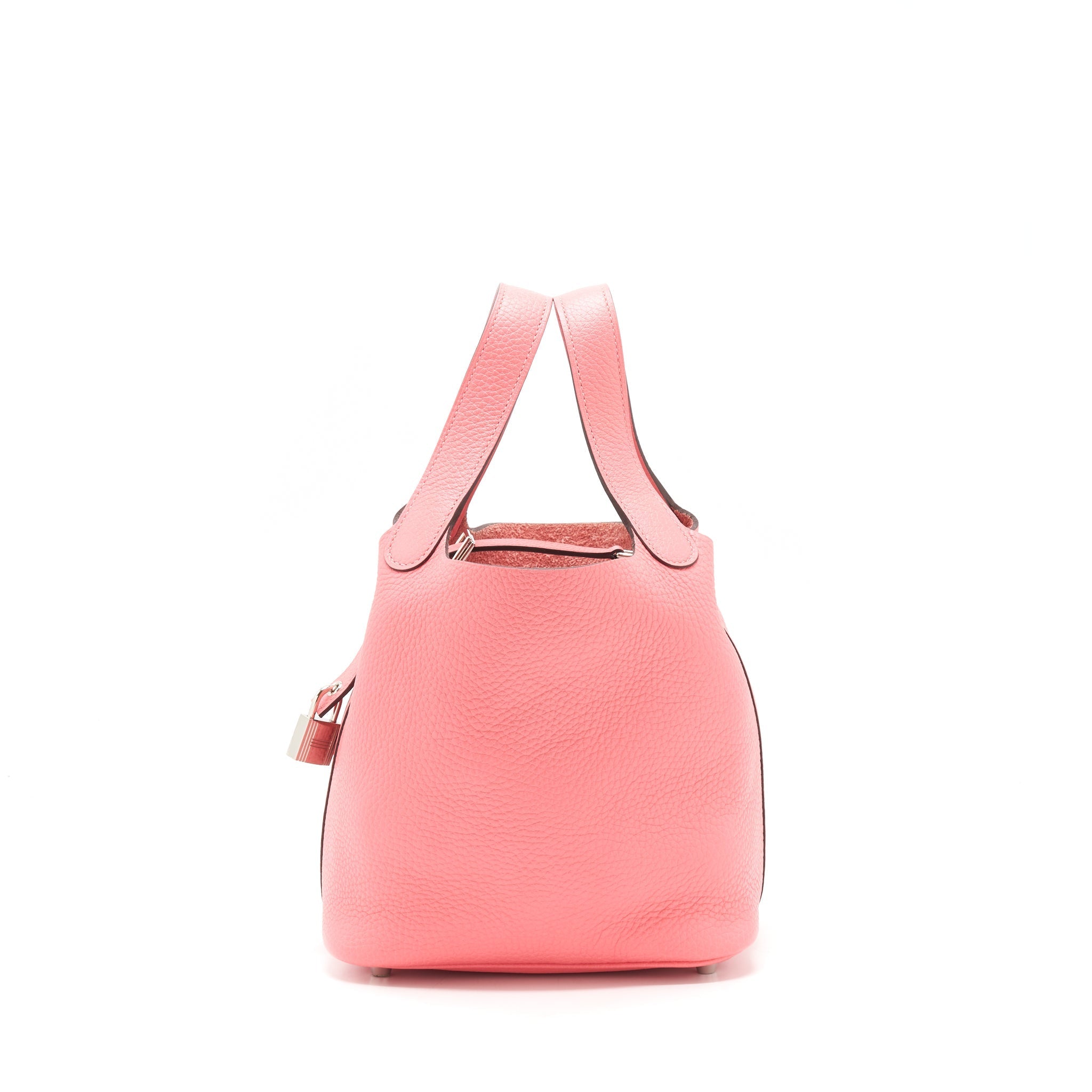 HERMES PICOTIN 18 LOCK BAG ROSE AZALEE SHW
