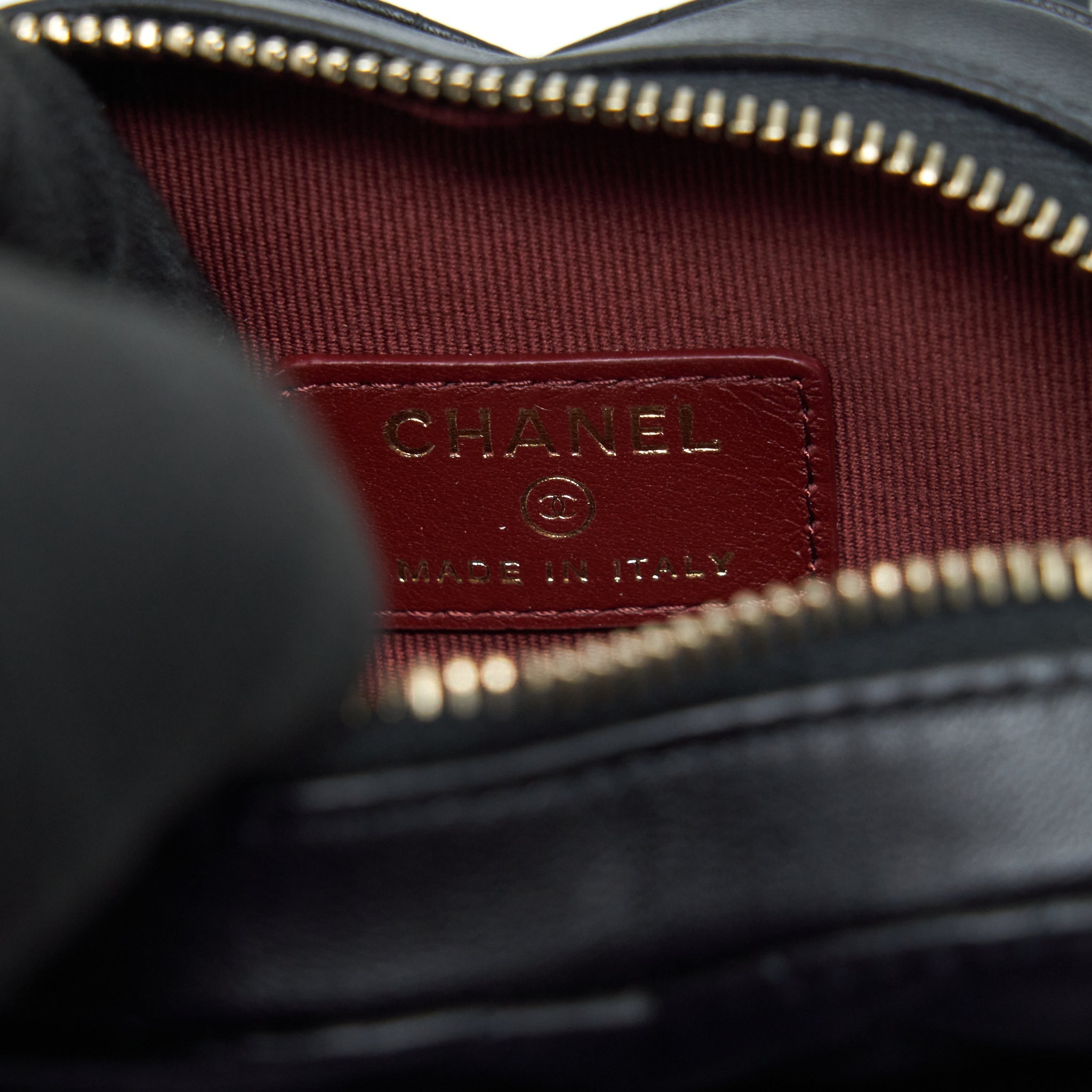 CHANEL 22S HEART BELT BAG LAMBSKIN BLACK LGHW