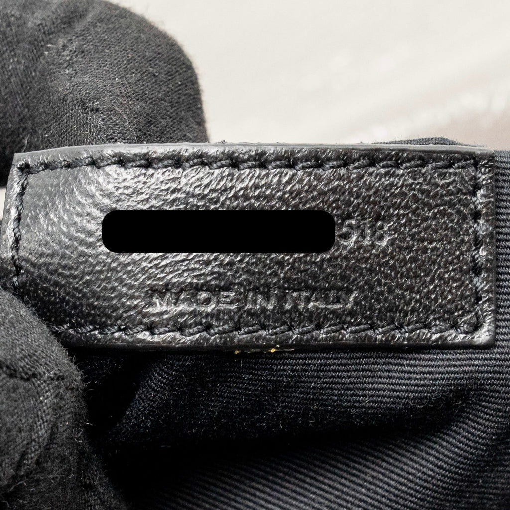 SAINT LAURENT / YSL LARGE NIKI BAG CALFSKIN GREY SHW