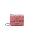 CHANEL URBAN COMPANION FLAP BAG CAVIAR PINK SHW