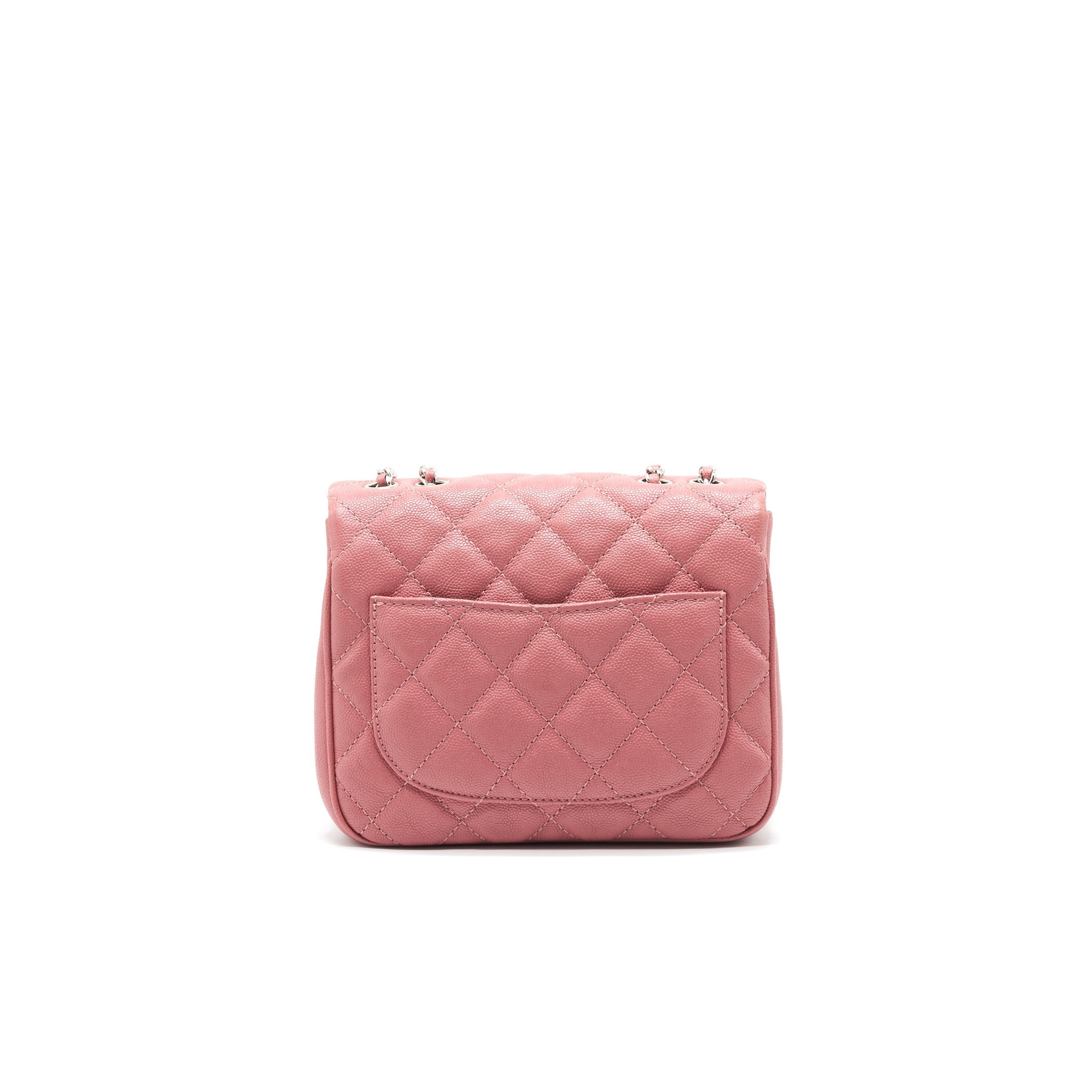 CHANEL URBAN COMPANION FLAP BAG CAVIAR PINK SHW