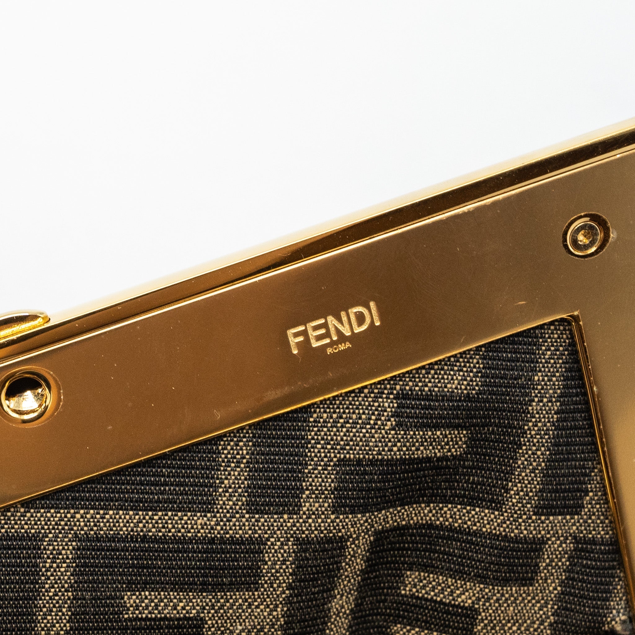 FENDI FIRST MEDIUM LAMBSKIN /SHEARLING LIGHT BEIGE GHW