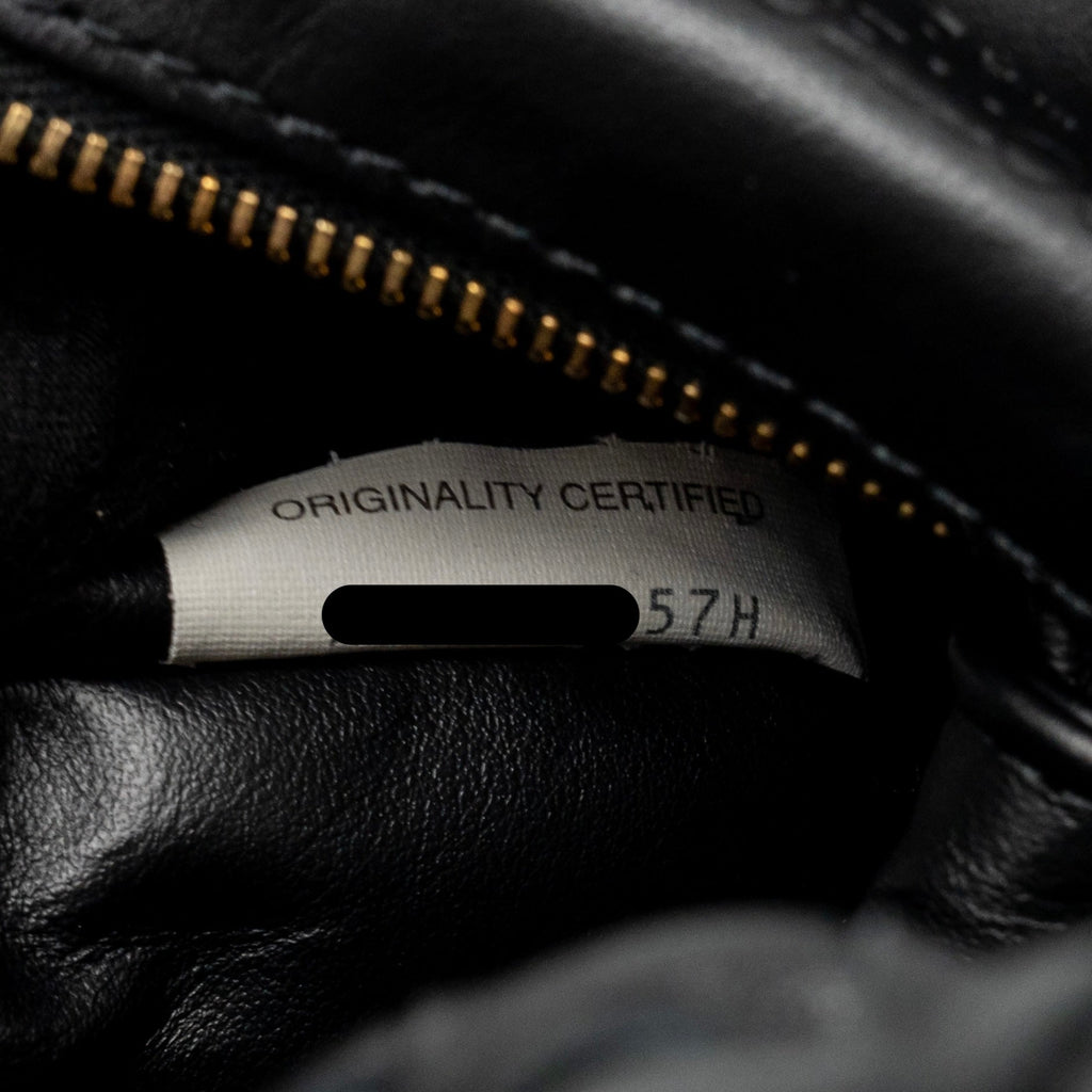 BOTTEGA VENETA HOP BAG CALFSKIN BLACK GHW