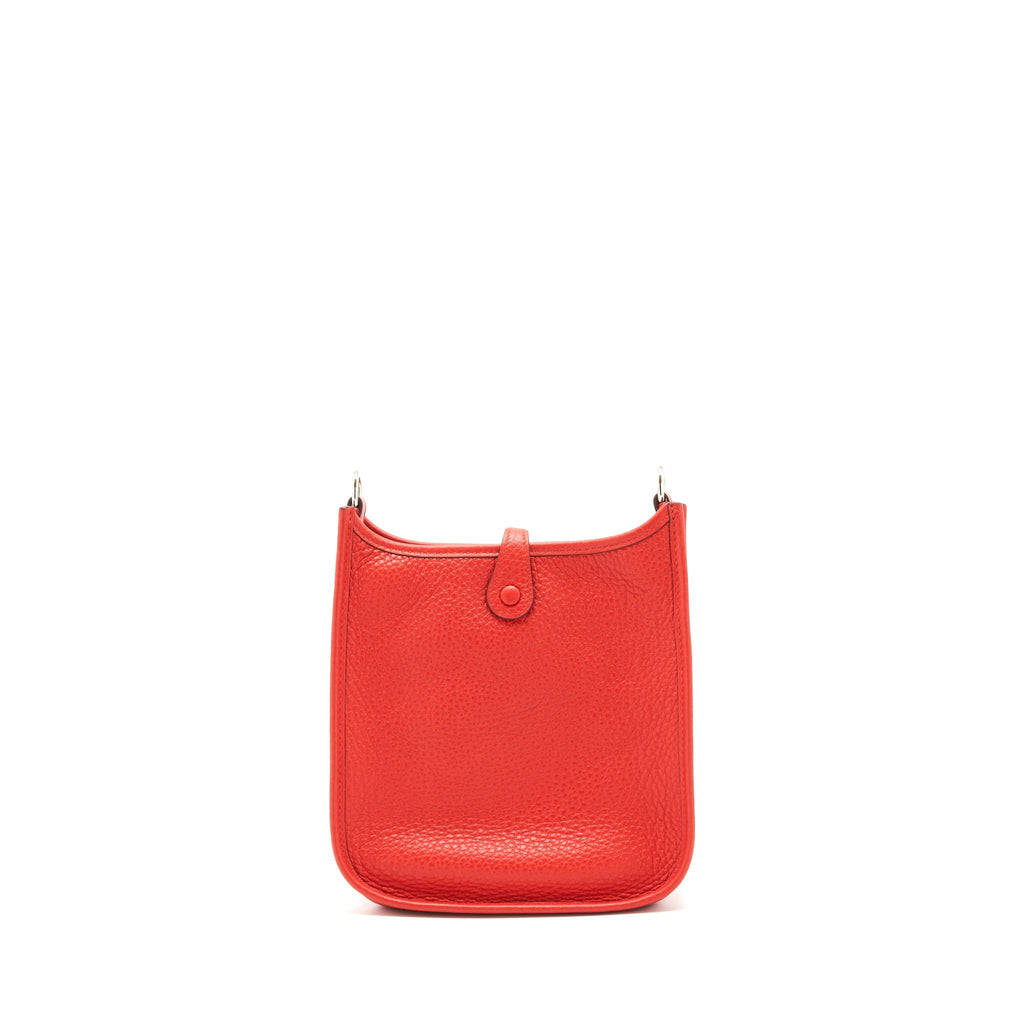 HERMES MINI EVELYNE ROUGE TOMATE SHW