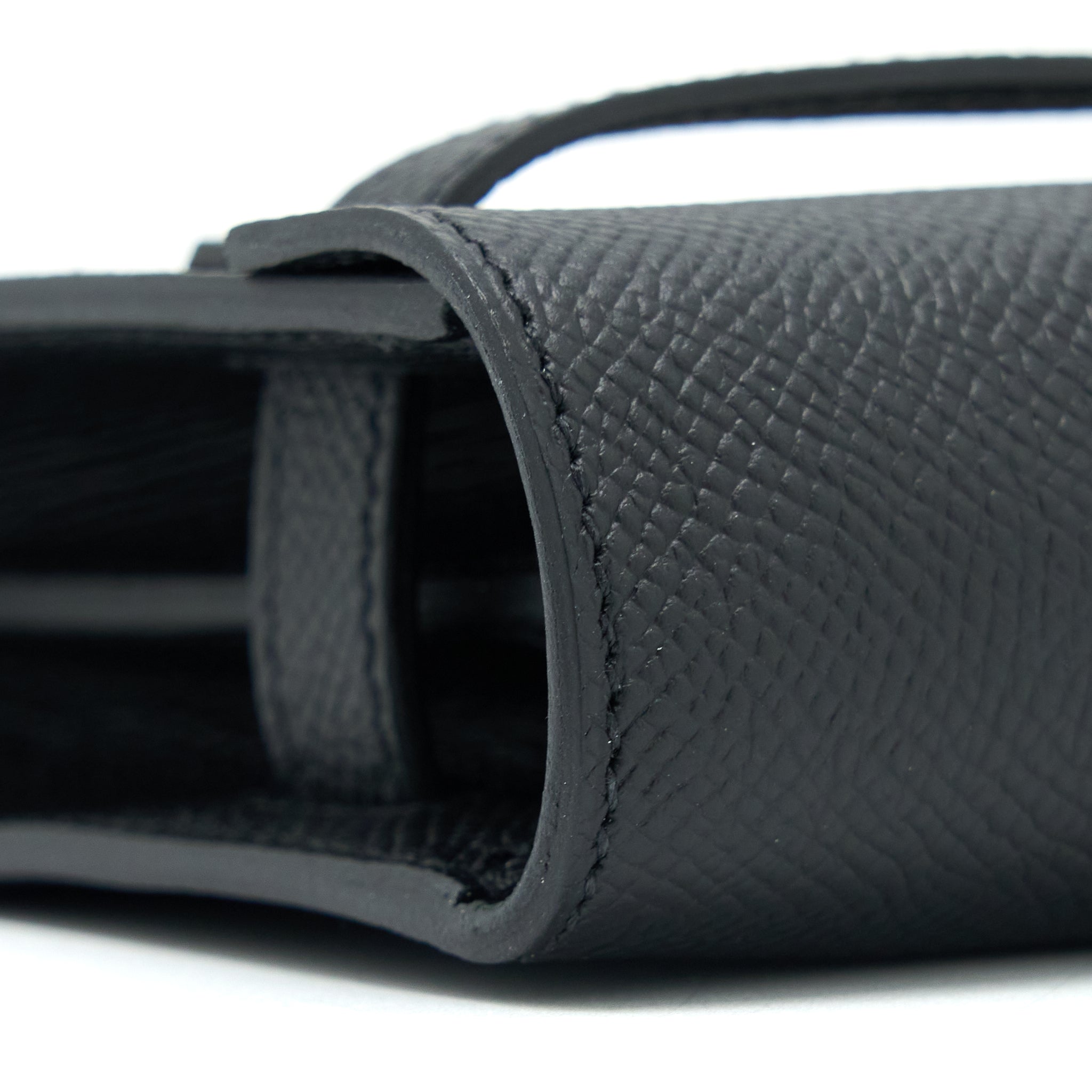 HERMES KELLY TO GO EPSOM BLACK GHW