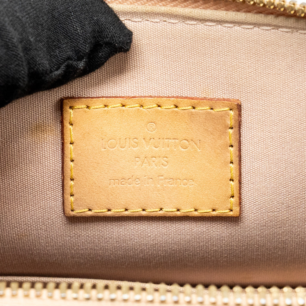 LOUIS VUITTON ALMA PM MONOGRAM VERNIS LEATHER ROSE FLORENTIN GHW