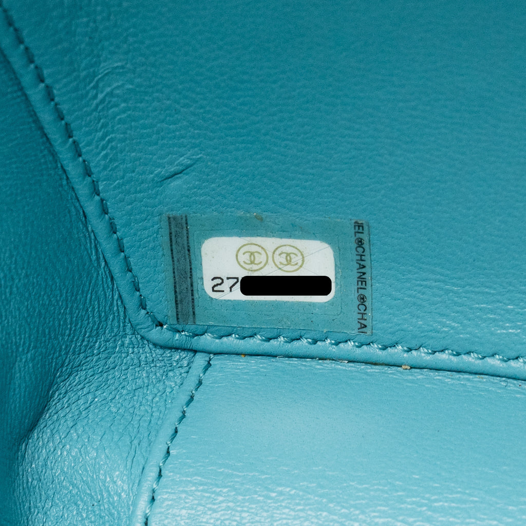 CHANEL 19K MINAUDIERE LIMITED SNOW GONDOLA CLUTCH EVENING BAG ACRYLIC PLASTIC BLUE SHW