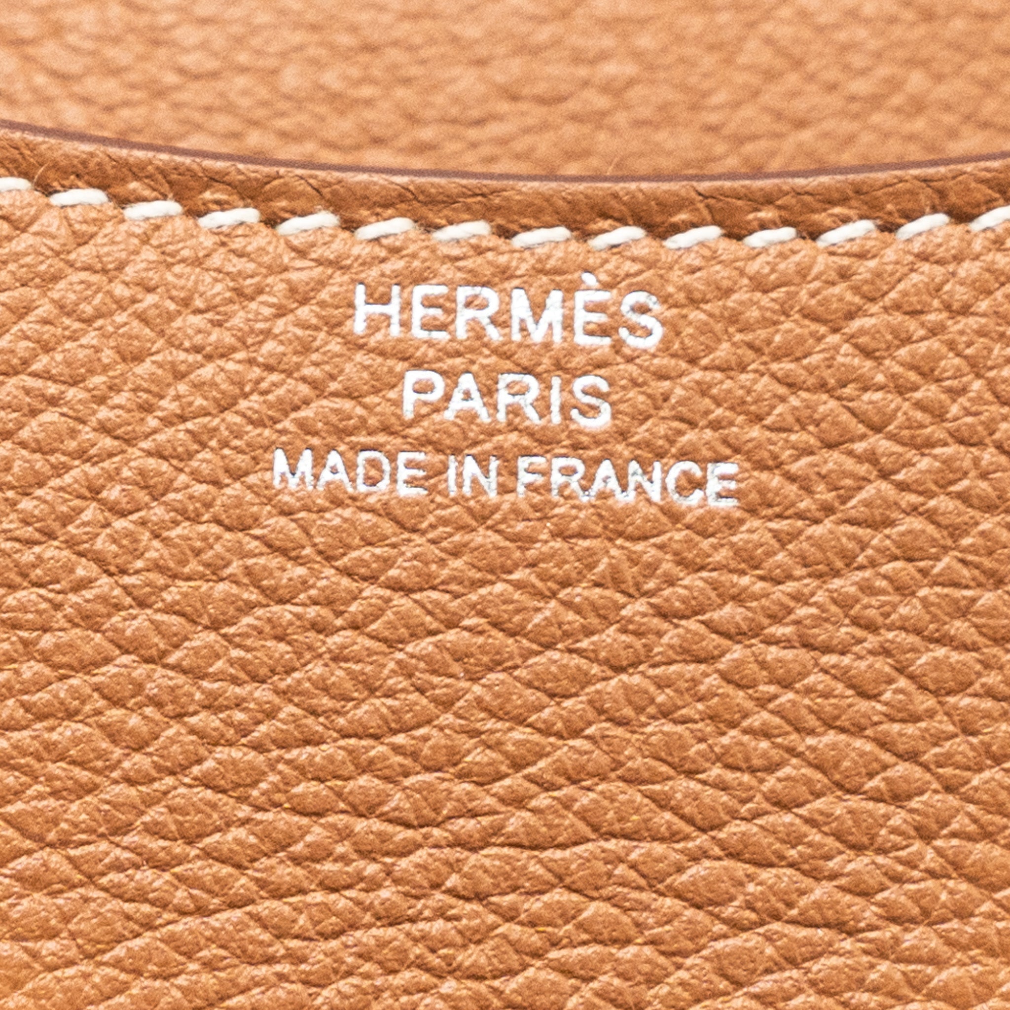HERMES CONSTANCE SLIM EVERCOLOR GOLD/LIME SHW