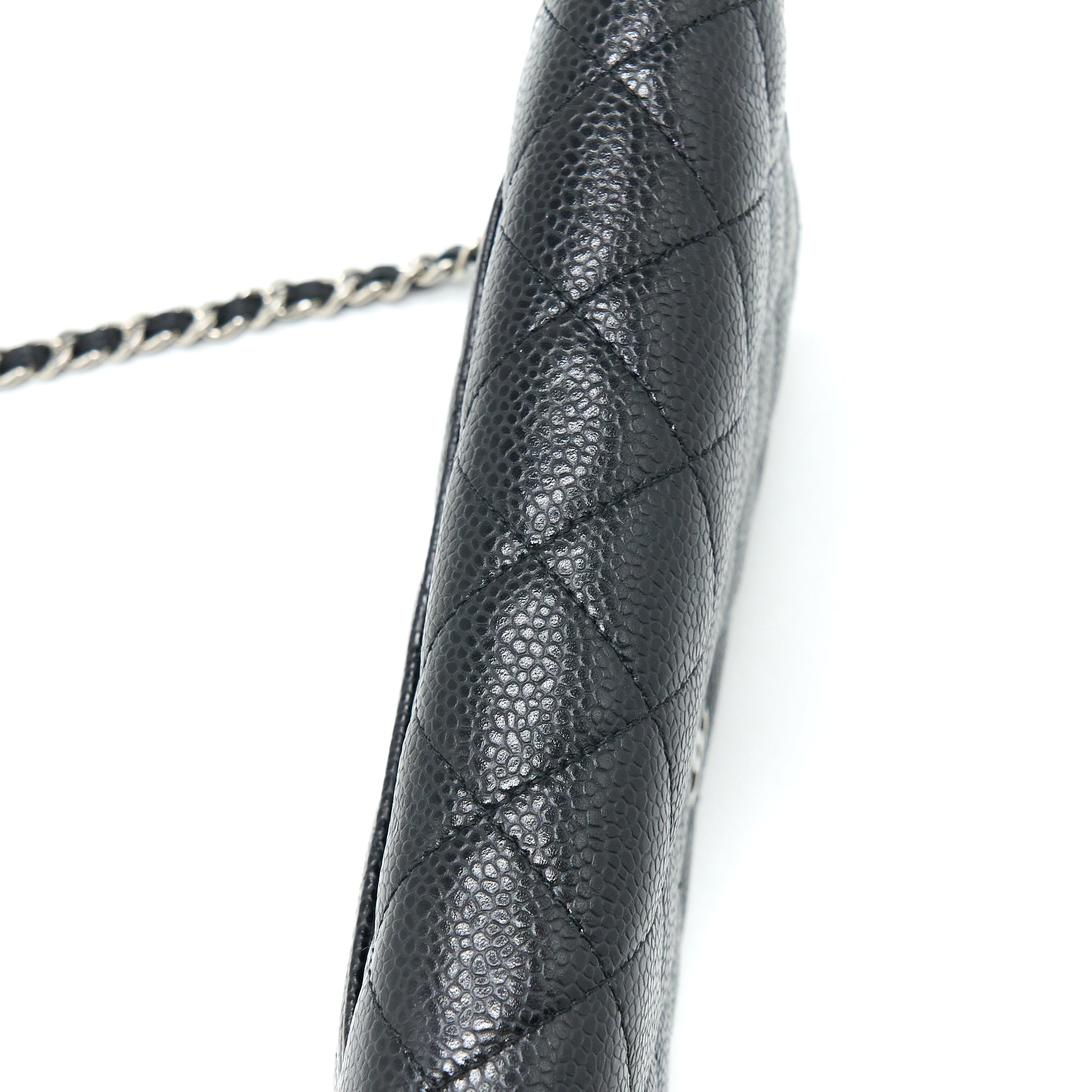 CHANEL CLASSIC WALLET ON CHAIN CAVIAR BLACK SHW