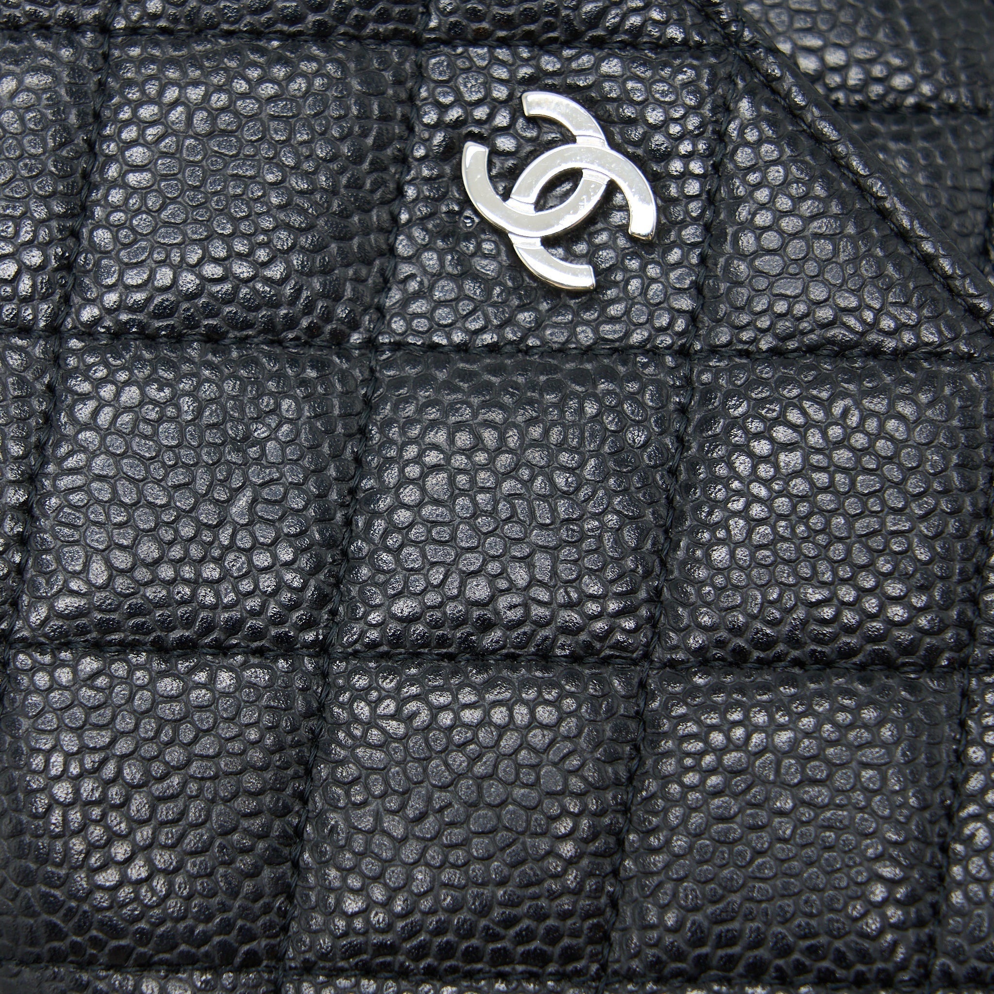 CHANEL CLASSIC WALLET ON CHAIN CAVIAR BLACK SHW
