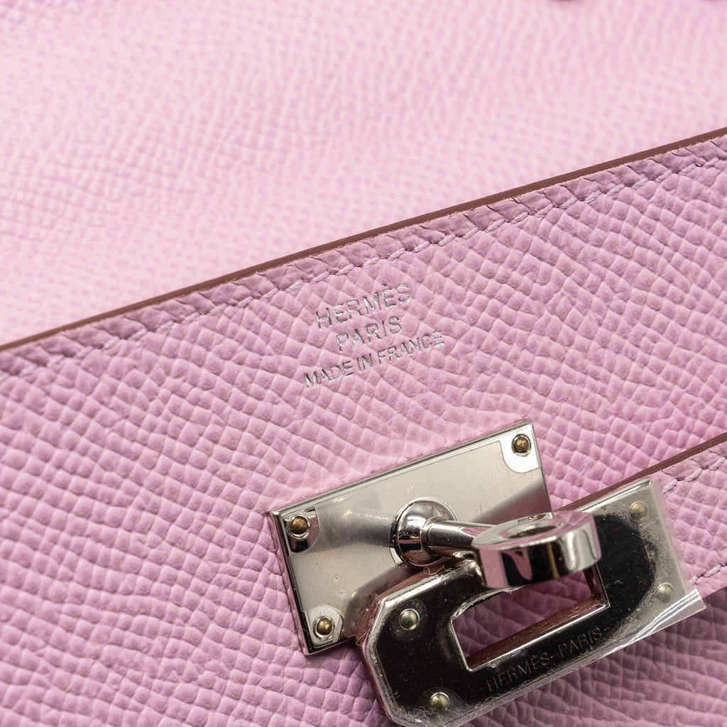 HERMES KELLY TO GO EPSOM X9 MAUVE SYLVESTRE SHW
