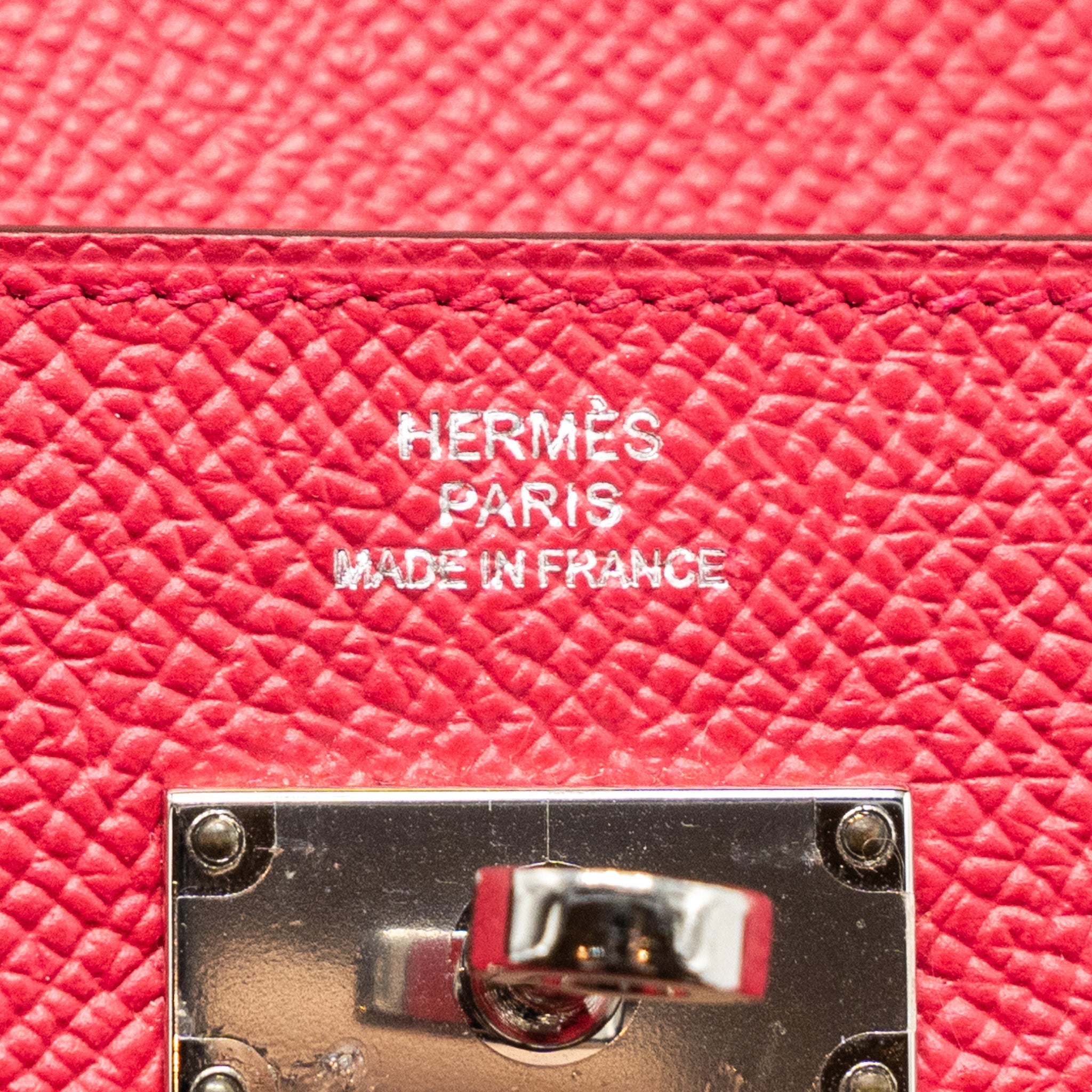 HERMES KELLY LONG WALLET EPSOM ROSE EXTREME SHW