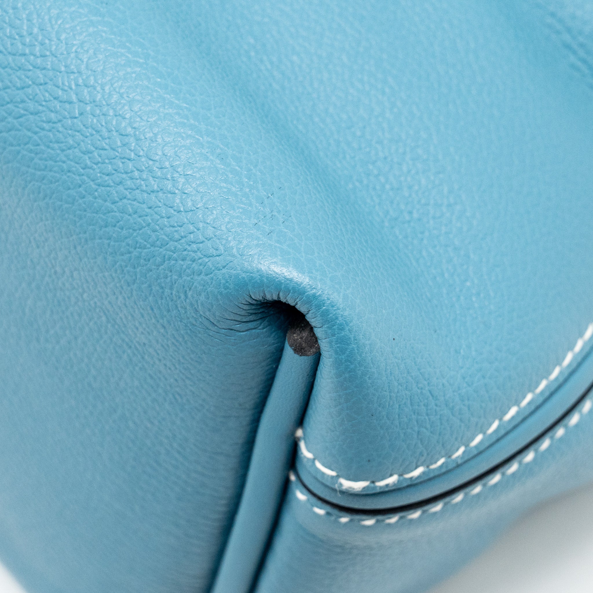 HERMES MINI 24/24 2424-21 BAG EVERCOLOR/SWIFT NEW BLEU JEAN GHW