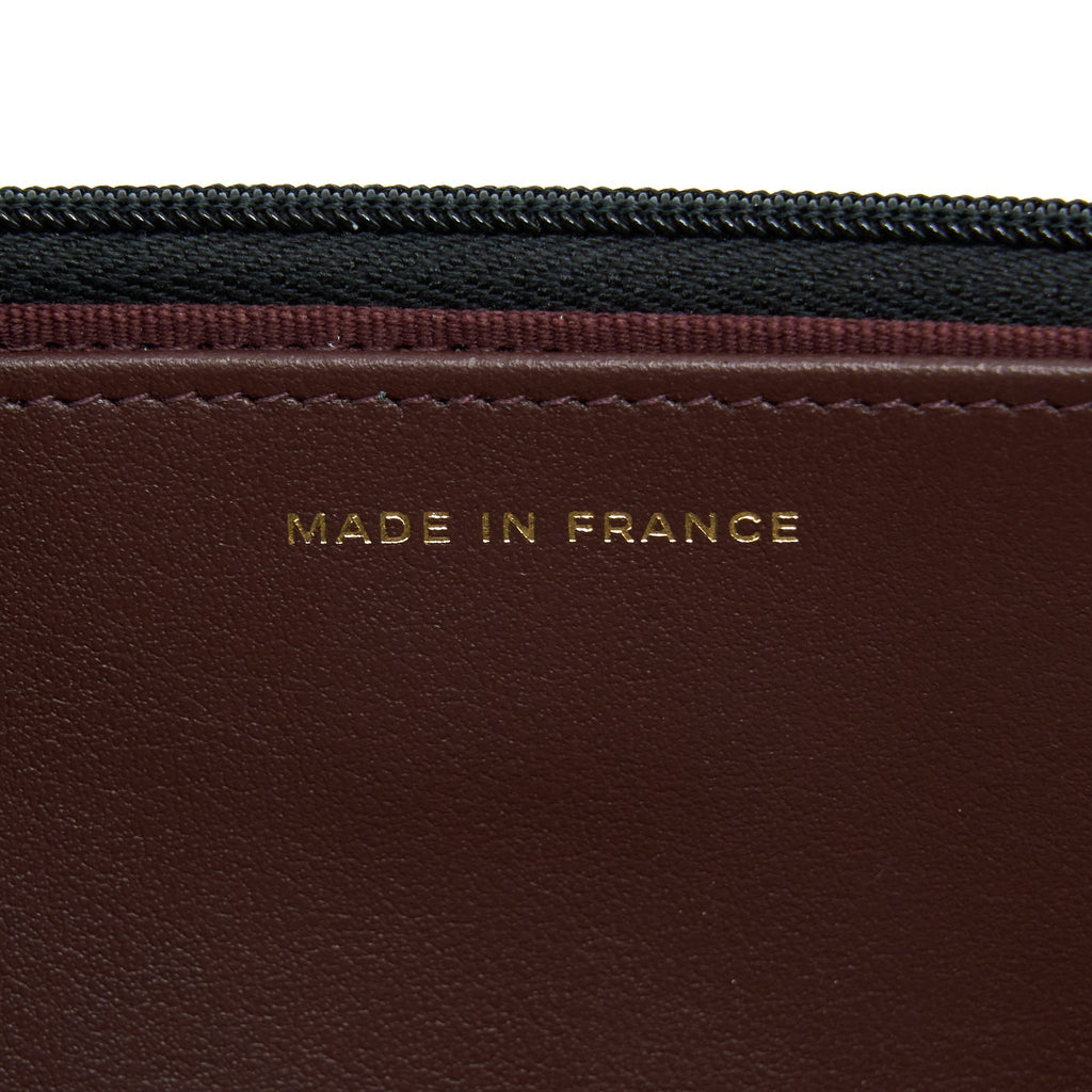 CHANEL CLASSIC WALLET ON CHAIN CAVIAR BLACK GHW (MICROCHIP)
