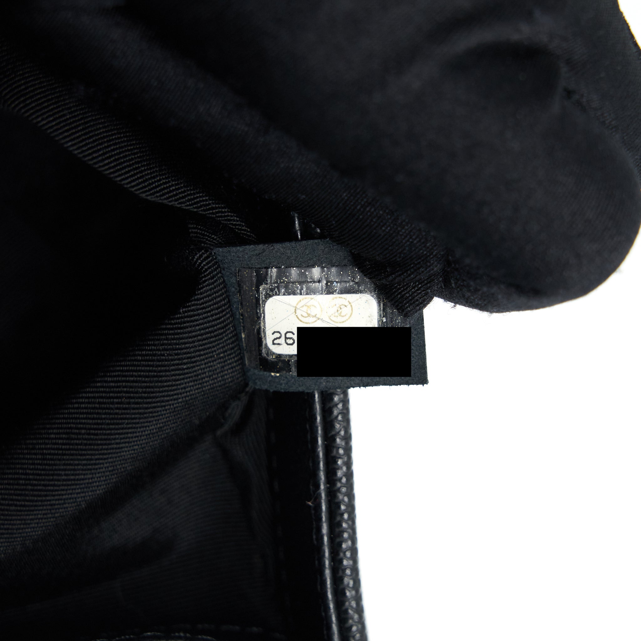 CHANEL MEDIUM BOY BAG CAVIAR BLACK WITH RUTHENIUM SLIVER HARDWARE