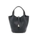 HERMÈS PICOTIN 22 LOCK BAG BLACK SHW