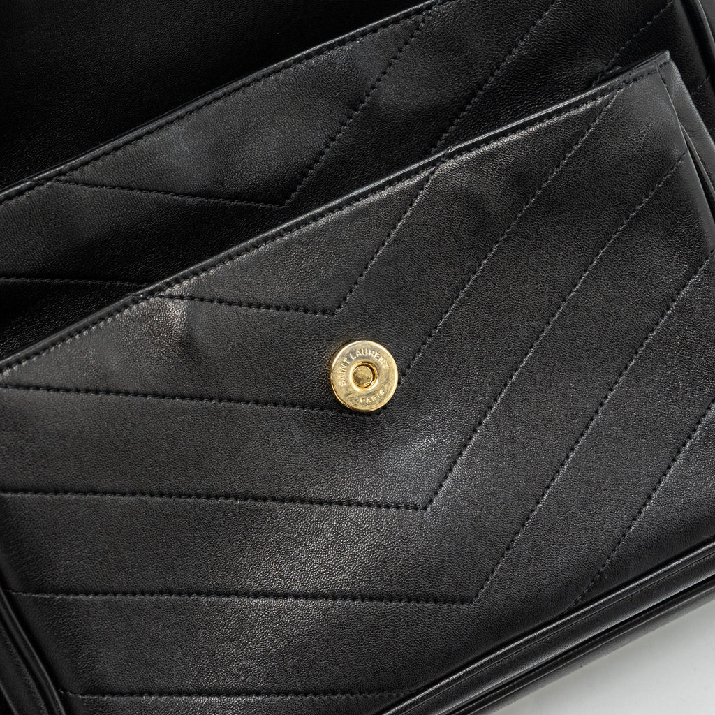 SAINT LAURENT MEDIUM NIKI LAMBSKIN BLACK GHW