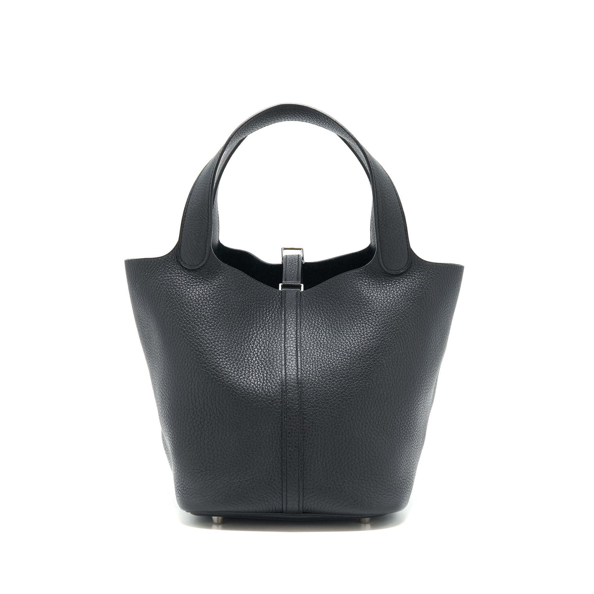 HERMÈS PICOTIN 22 LOCK BAG BLACK SHW