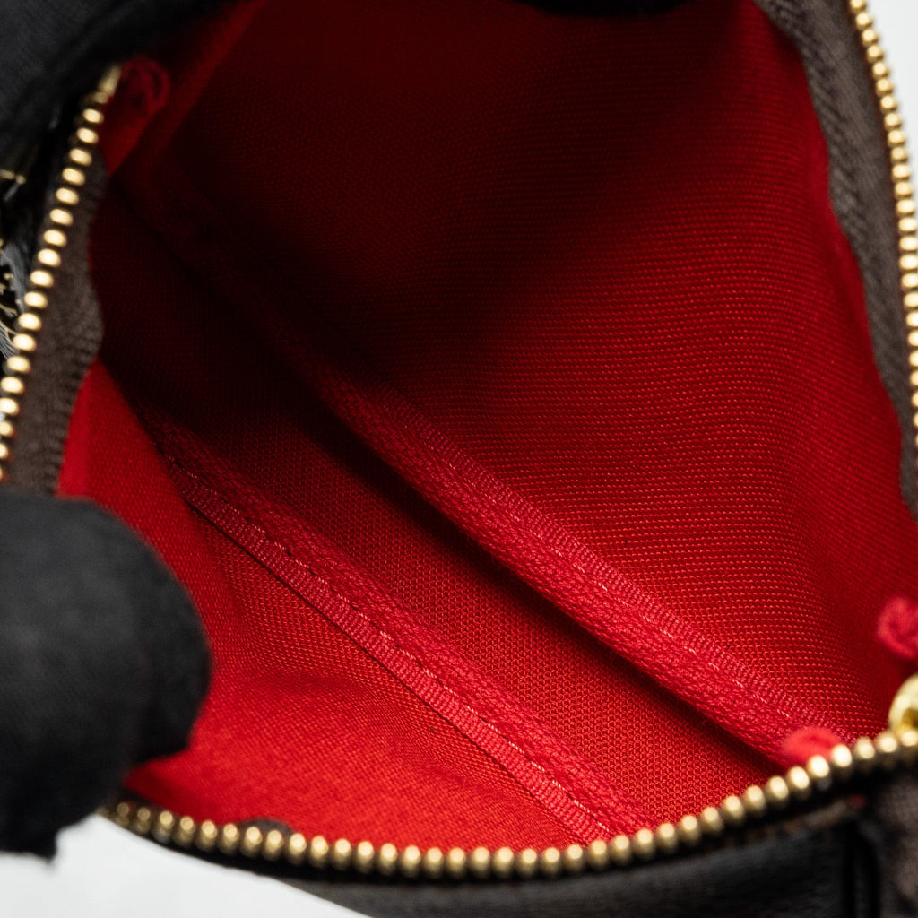 LOUIS VUITTON MINI POCHETTE DAMIER EBENE GHW
