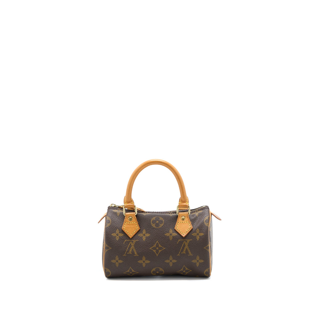 LOUIS VUITTON VINTAGE NANO SPEEDY MONOGRAM CANVAS GHW