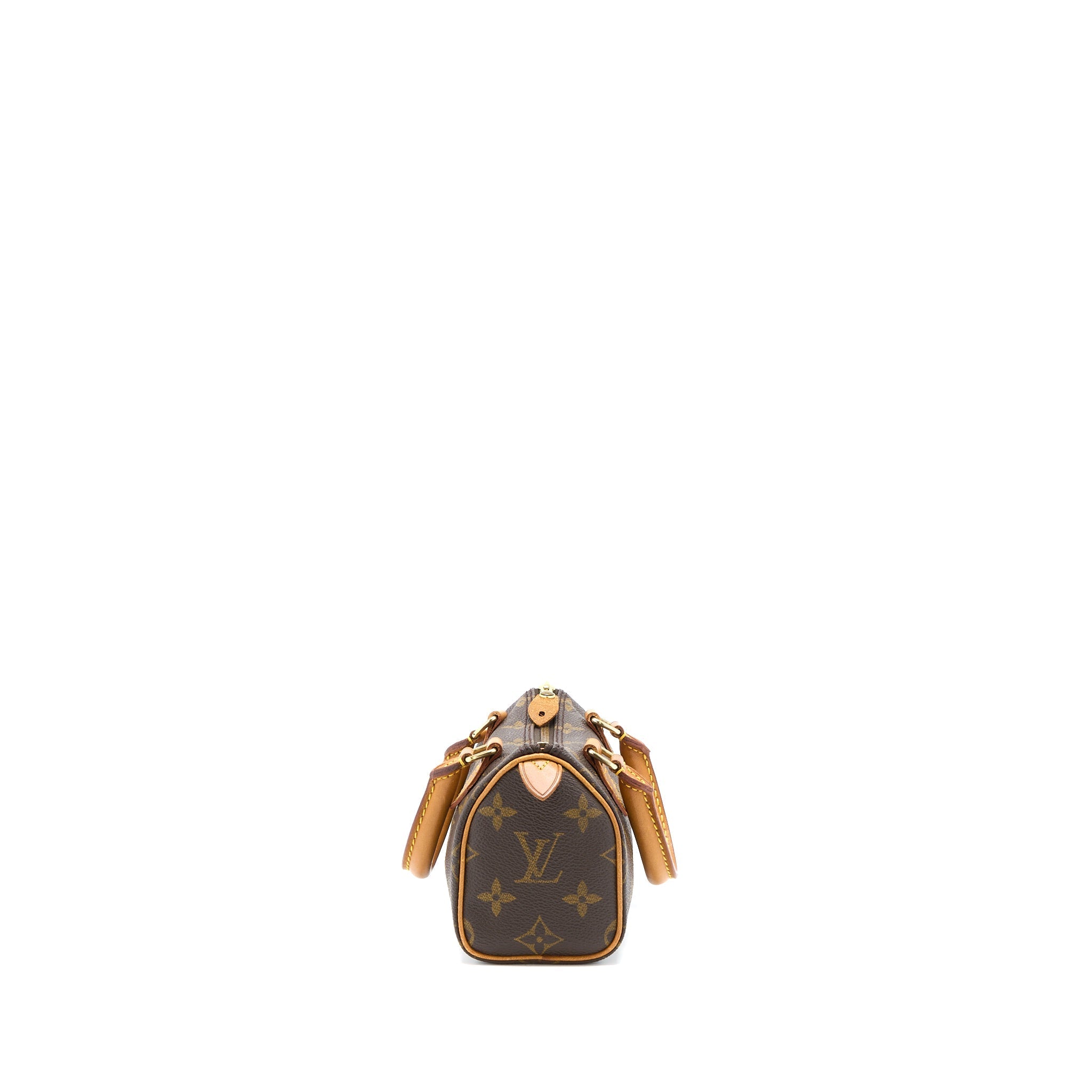 LOUIS VUITTON VINTAGE NANO SPEEDY MONOGRAM CANVAS GHW