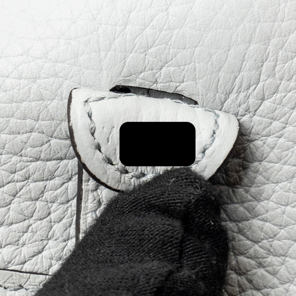 HERMES MINI EVELYN CLEMENCE BLEU PALE/BLEU INDIGO SHW