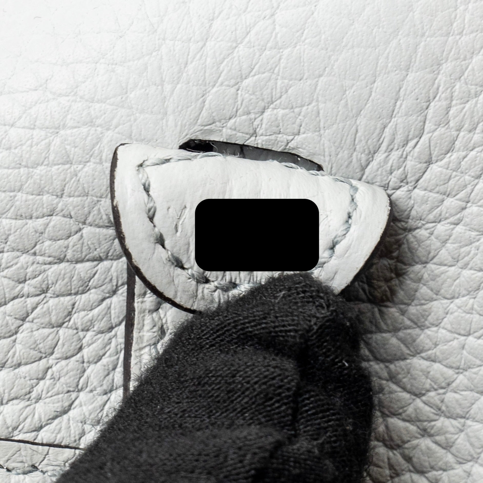 HERMES MINI EVELYN CLEMENCE BLEU PALE/BLEU INDIGO SHW