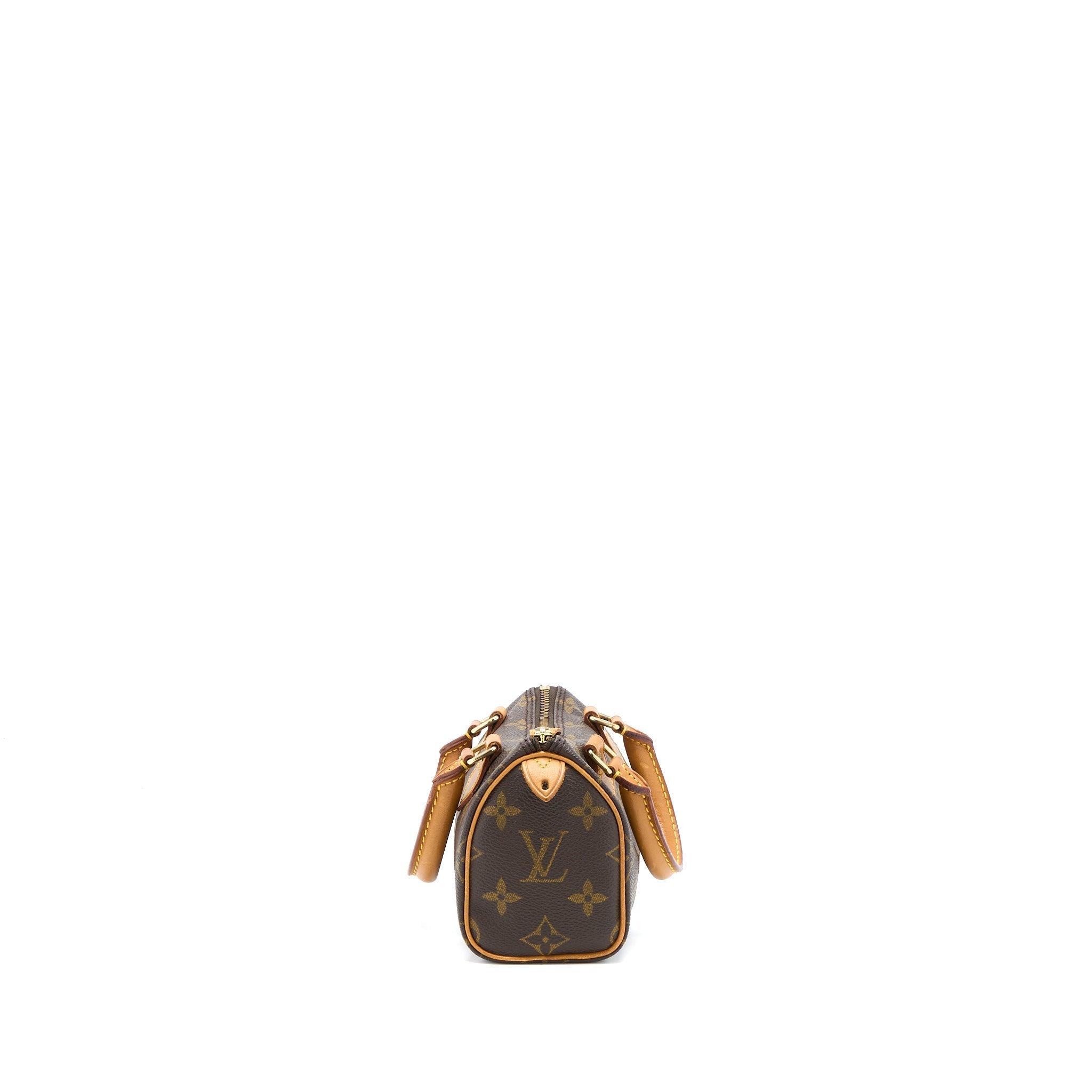 LOUIS VUITTON VINTAGE NANO SPEEDY MONOGRAM CANVAS GHW