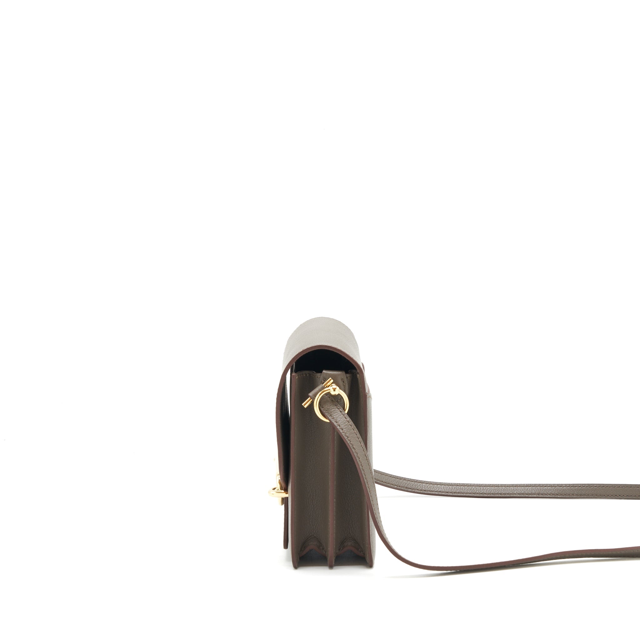 HERMES MINI ROULIS EVERCOLOR GRIS ETAIN GHW