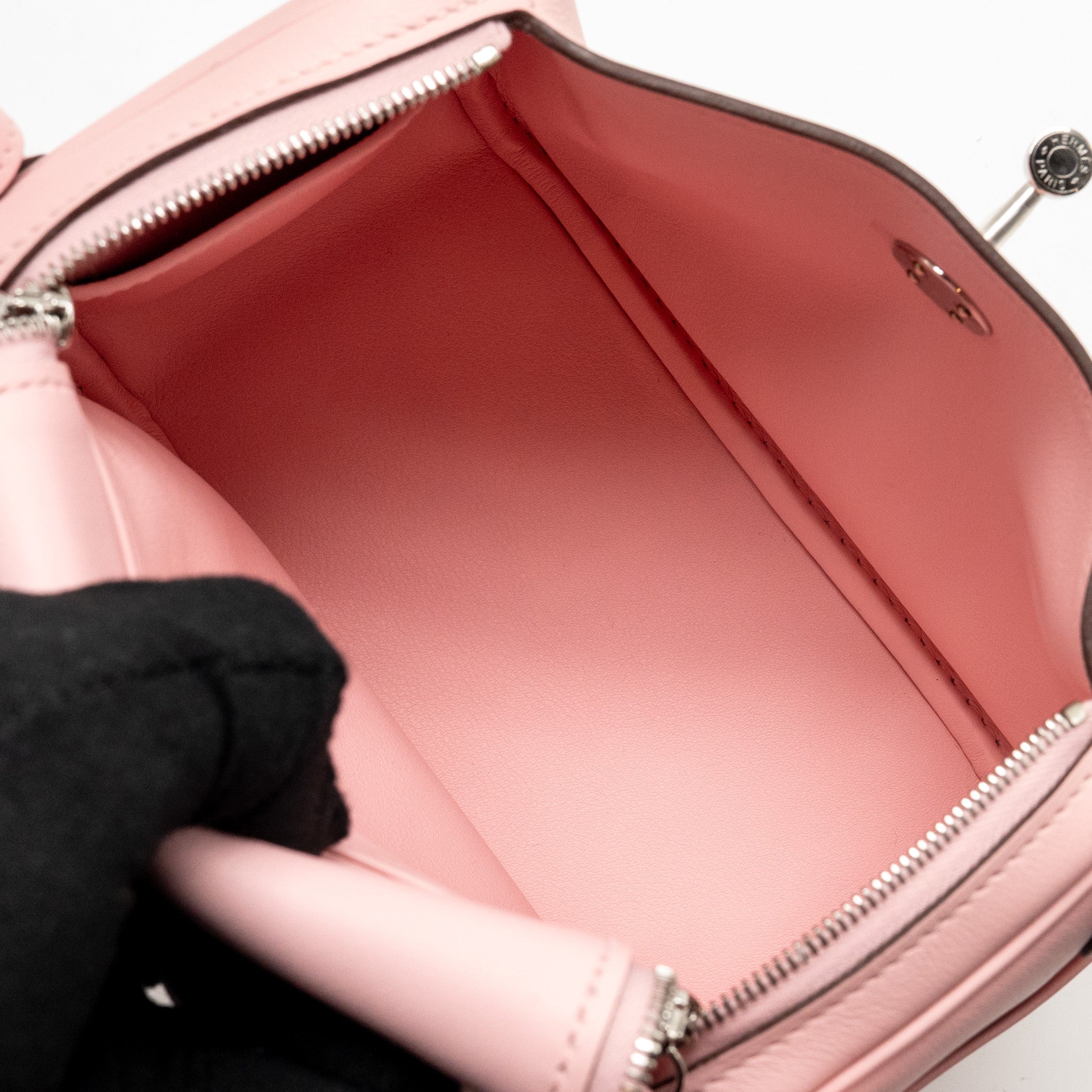 HERMES MINI LINDY SWIFT 3Q ROSE SAKURA SHW