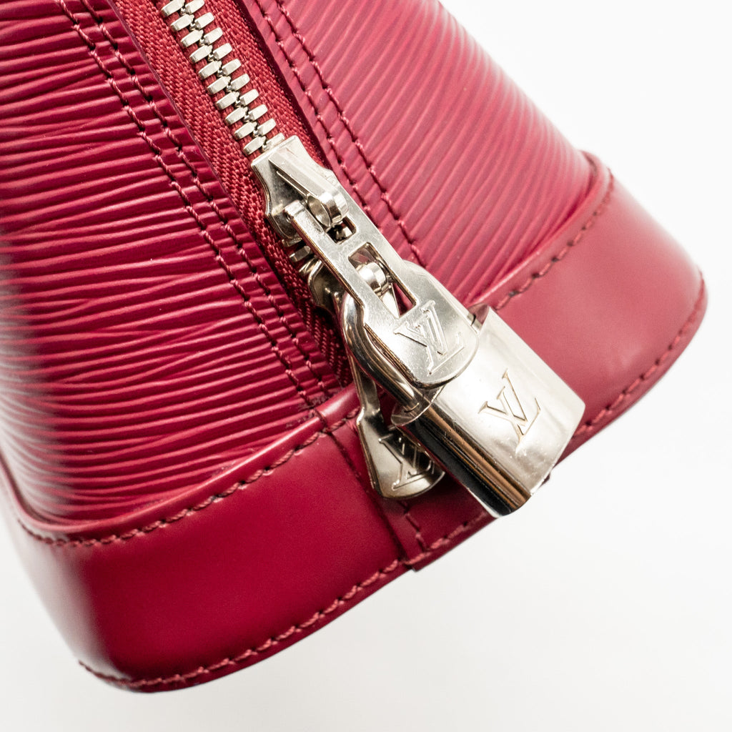 LOUIS VUITTON ALMA BB EPI RASPBERRY SHW