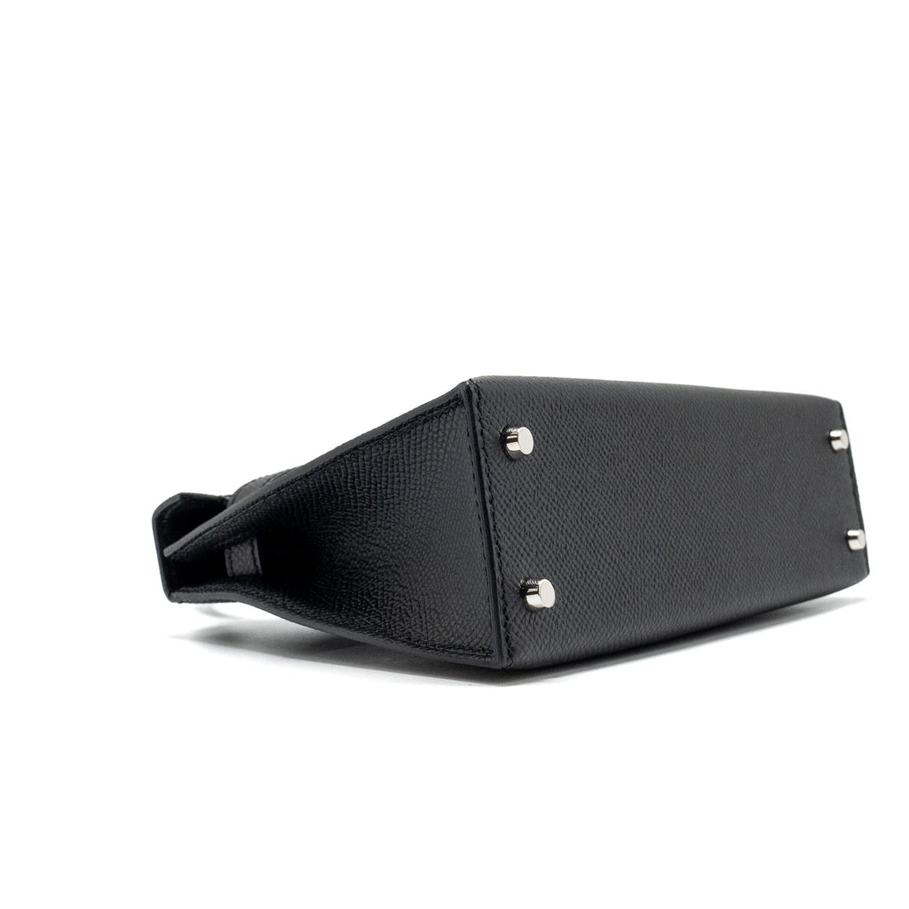 HERMES MINI KELLY EPSOM BLACK SHW STMAP B