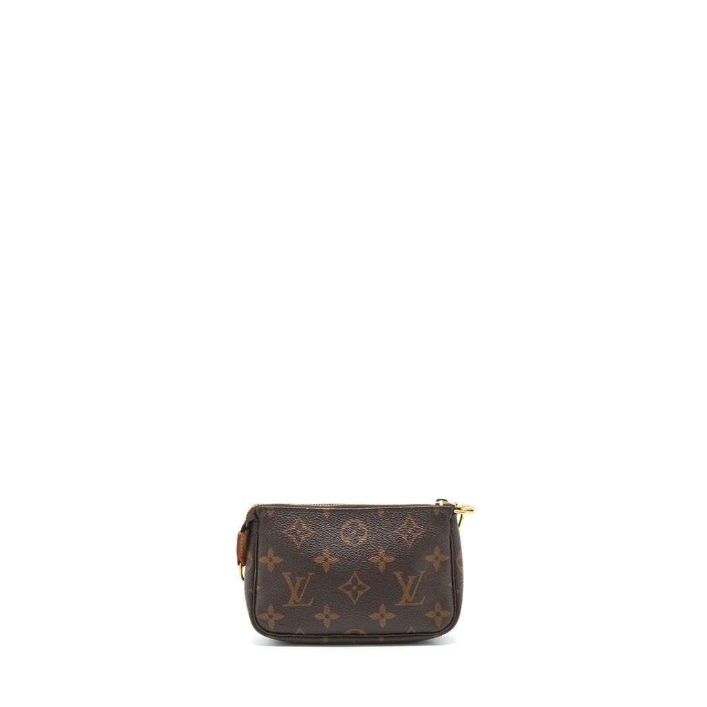LOUIS VUITTON MINI POCHETTE ACCESSORIES MONOGRAM CANVAS GHW