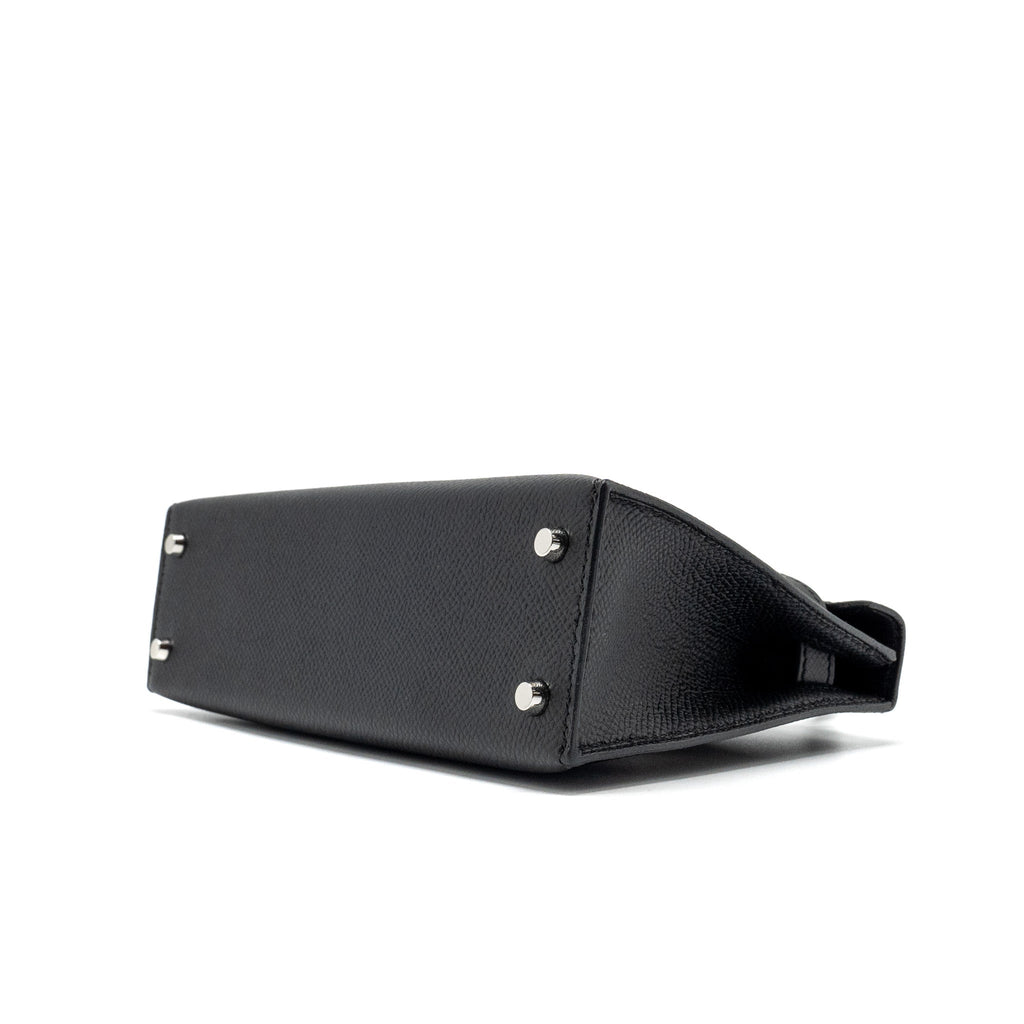 HERMES MINI KELLY EPSOM BLACK SHW STMAP B