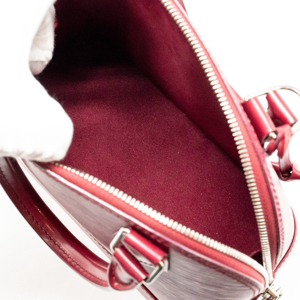 LOUIS VUITTON ALMA BB EPI RASPBERRY SHW