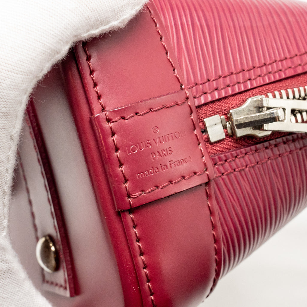LOUIS VUITTON ALMA BB EPI RASPBERRY SHW
