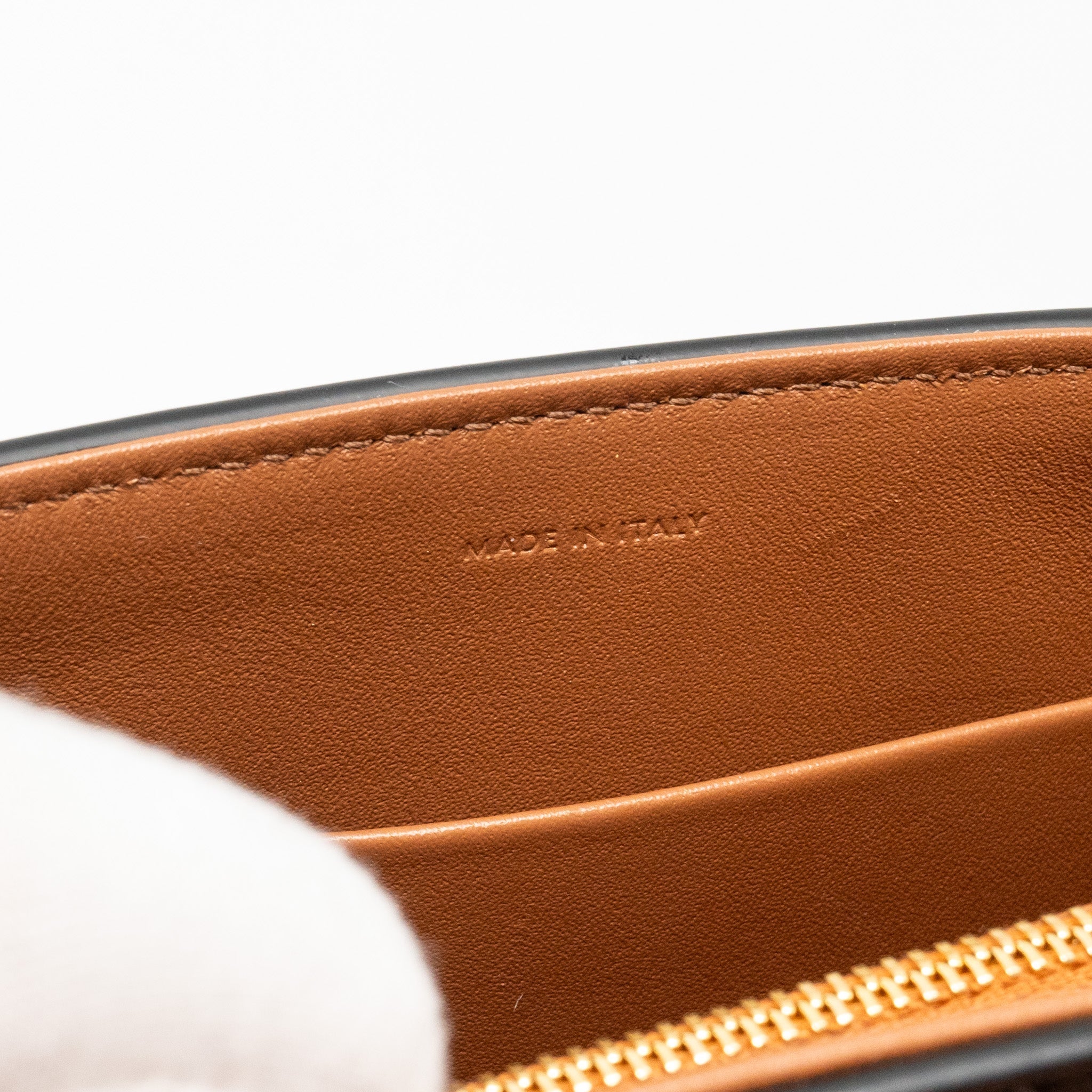 CELINE TEEN NINO BAG TRIOMPHE CANVAS TAN GHW