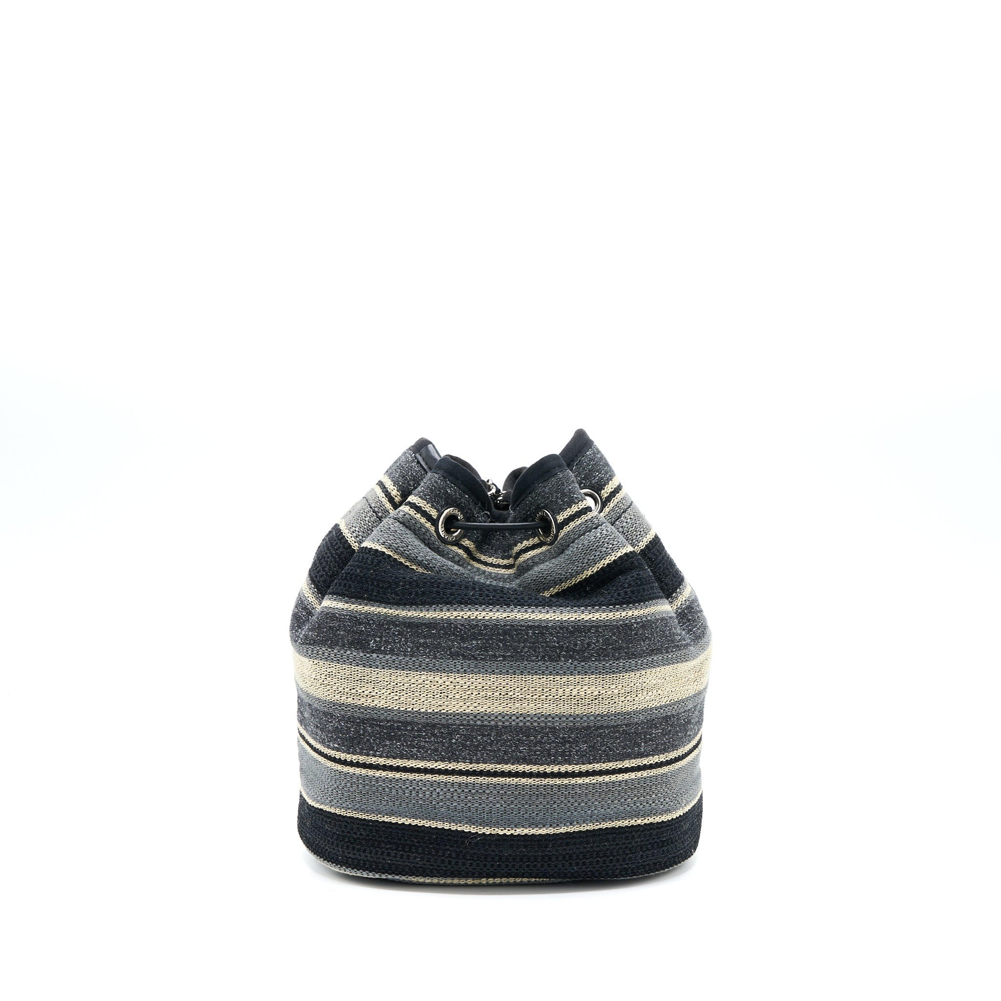 CHANEL RUE CAMBORNE BUCKET BAG FABRIC MULTICOLOUR SHW