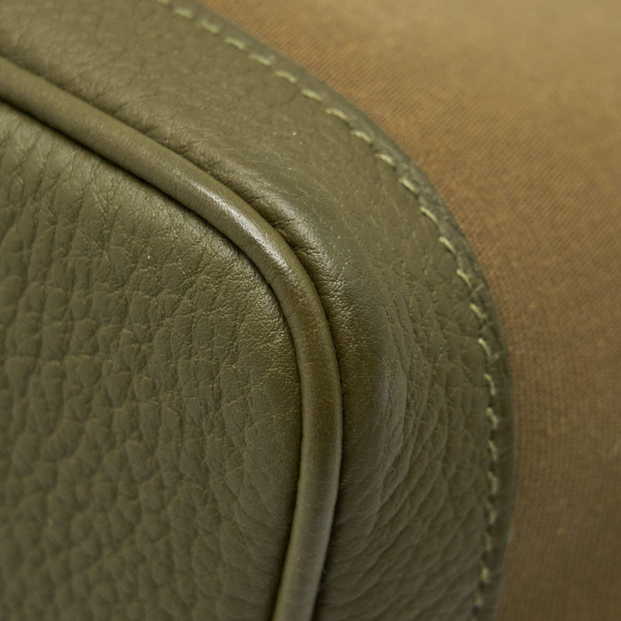 HERMES GARDEN PARTY 36 CANVAS VERT OLIVE/VERT VERONESE