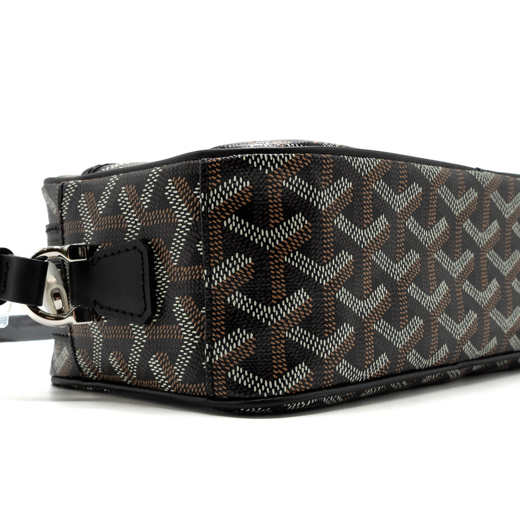 GOYARD CAP-VERT PM BAG CANVAS/ LEATHER BLACK SHW