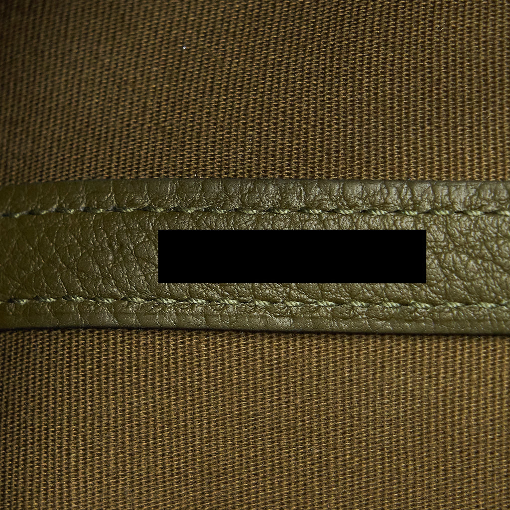 HERMES GARDEN PARTY 36 CANVAS VERT OLIVE/VERT VERONESE