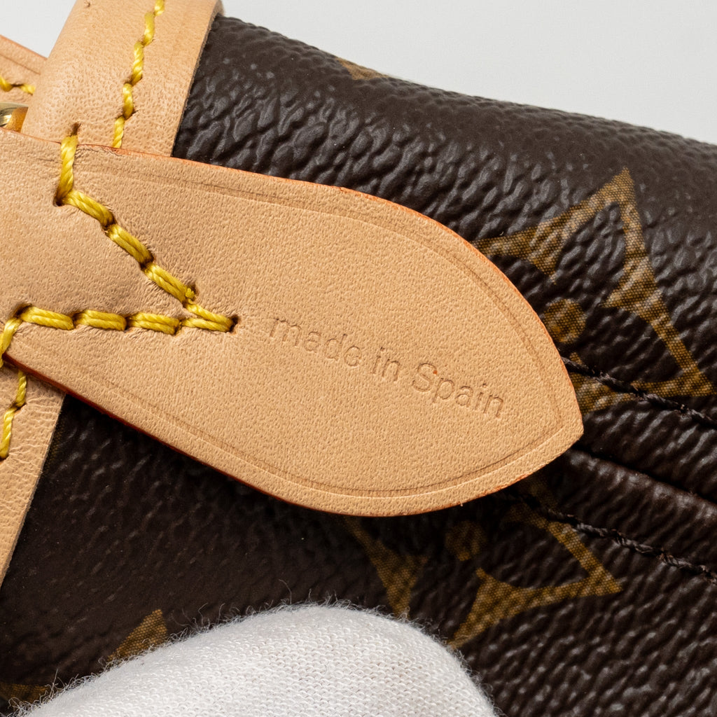 LOUIS VUITTON NEVERFULL BB BEIGE  STRAP MONOGRAM CANVAS GHW